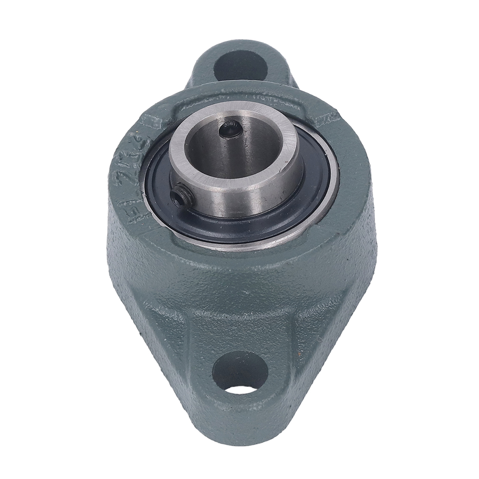Flanschlagergehäuse Aus Stahl Und Gusseisen, Geräusch- Und Reibungsarm, Uc204, 20 Mm Bohrung, 90 Mm Achsabstand, Für Industrielle Anwendungen, Set Bestehend Aus 1 Lager Und 2 Zubehörteilen