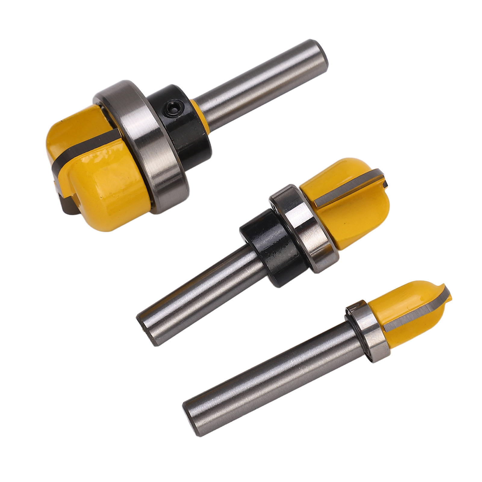 Set Mit 3 Rundschaft-holzfräsern, 8 Mm, Für Tabletts Und Platten, Holzfräsmaschine, Drechseln