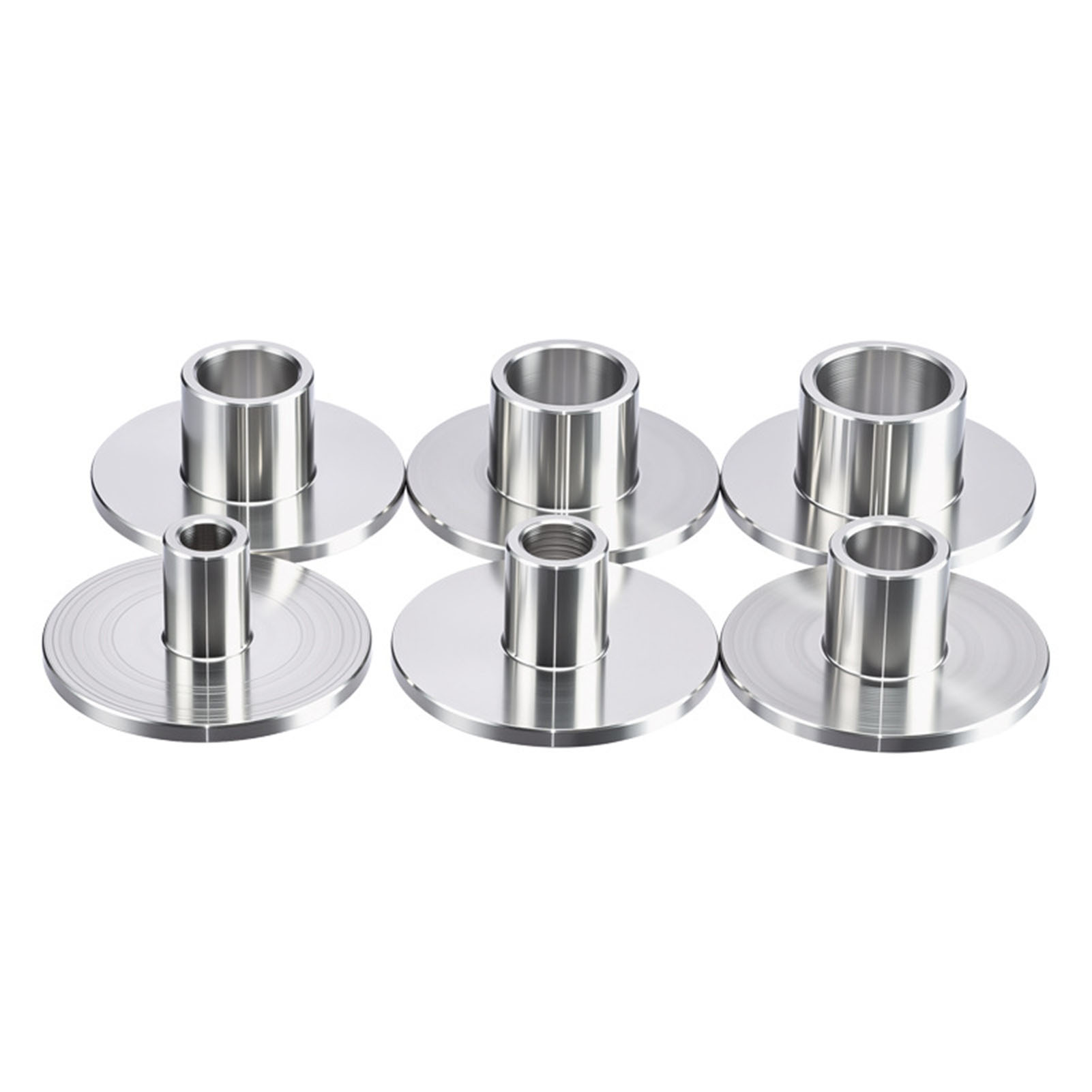 Set Mit 6 Edelstahl-frässchablonen Für Holz: 10 Mm, 12 Mm, 14 Mm, 16 Mm, 18 Mm, 20 Mm