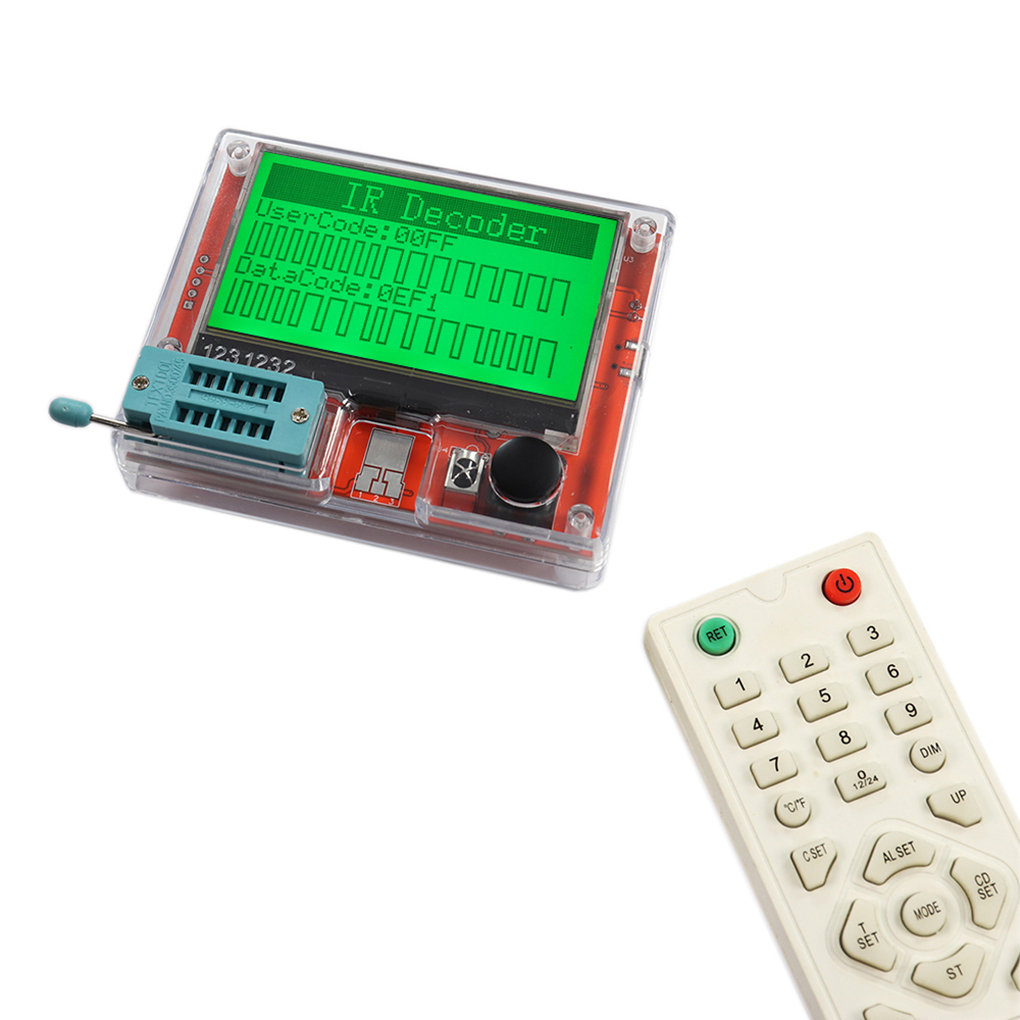 Lcr-t10h Multifunktions-transistortester: Misst Lcr, Kapazität, Widerstand, Breites Grafikdisplay Für Dioden, Kondensatoren, Widerstände Und Transistoren