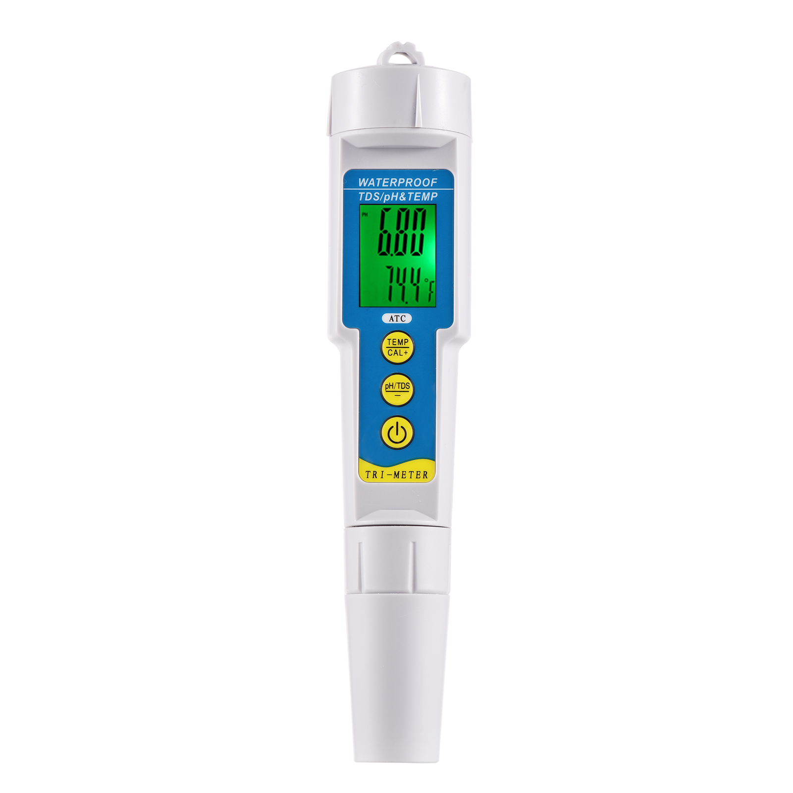 Mini 3-in-1 Profi-wasserqualitätstester: Multiparameter-analysator (ph-wert, Tds), Thermometer, Austauschbare Sonde, Hintergrundbeleuchtetes Lcd-display, Für Aquarien, Hydrokulturen, Schwimmbäder Und