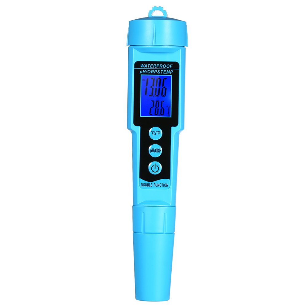 3-in-1-wassermessgerät: Ph-wert/orp-wert/temperatur, Professioneller Multiparameter-detektor, Digitales Lcd-display, Wasserqualitätstester