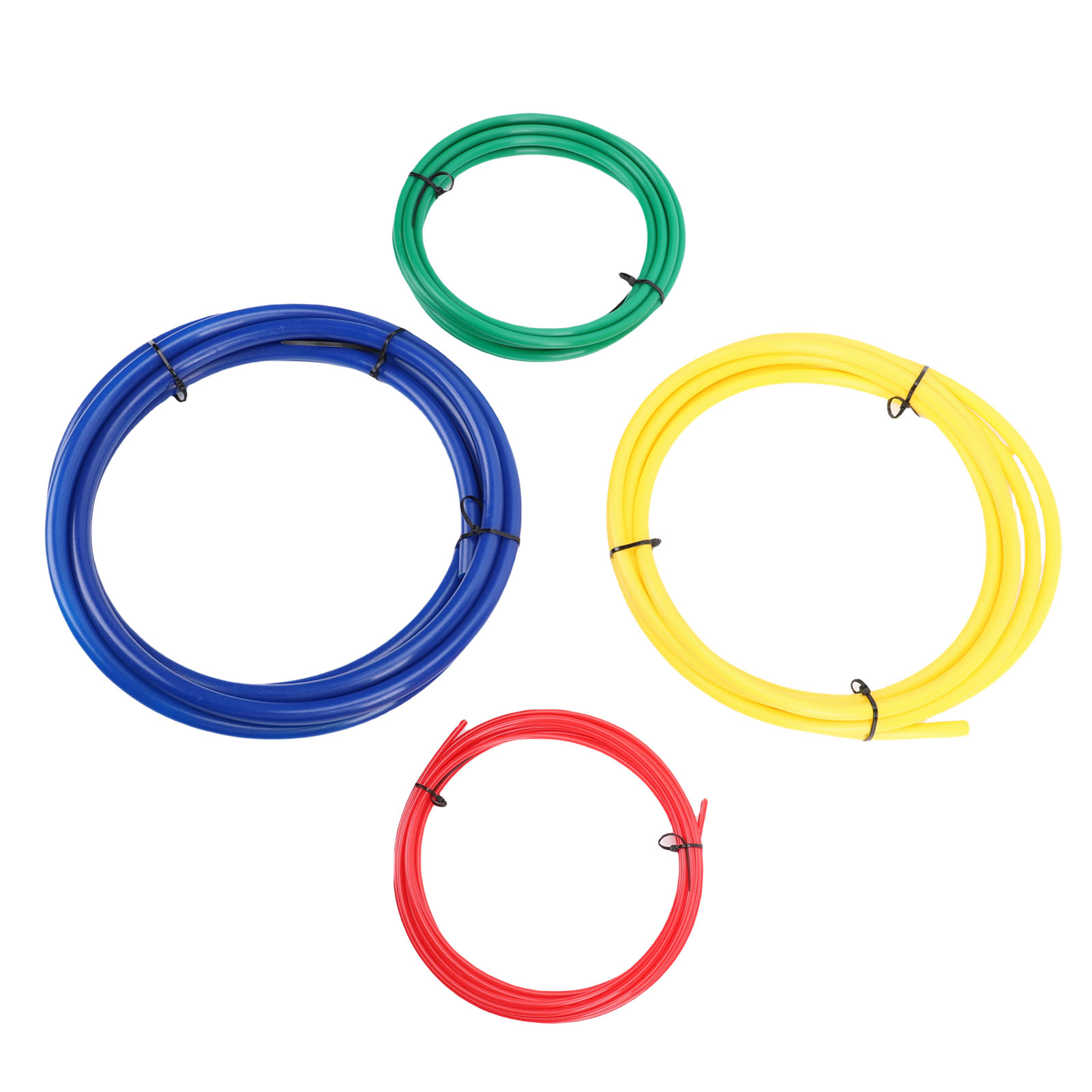 Set Mit 4 Kupfer-biegerohren Für Klimaanlagen, 4 M, 1/4", 1/2", 3/8", 5/8", Integrierte Hülse, Kupferrohr-biegeset Mit Tasche Und Schwarzem Kordelzug