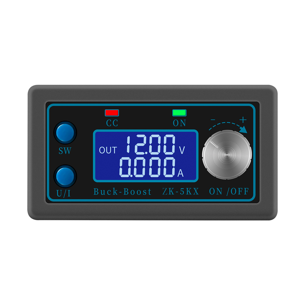 Elektronisches Gleichspannungsregelungsmodul Zk-5kx Mit Automatischer Aufwärtswandlung, Konstantspannungs- Und Konstantstromregler, Lcd-bildschirm Und Intelligentem Lüfter Mit Temperaturregelung.