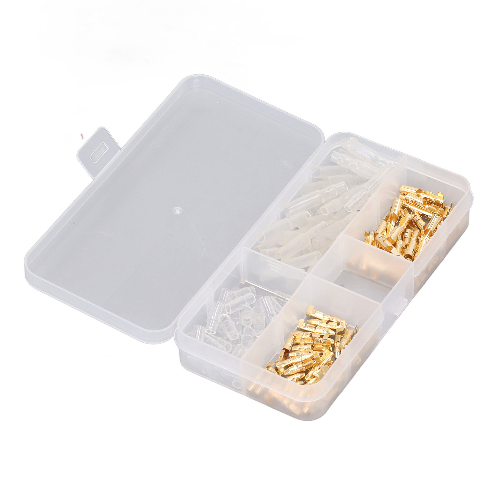Packung Mit 120 Vergoldeten 3,5-mm-crimp-steckverbindern (männlich/weiblich) Für Elektrische Motorräder Mit Isolierkappe Und Box