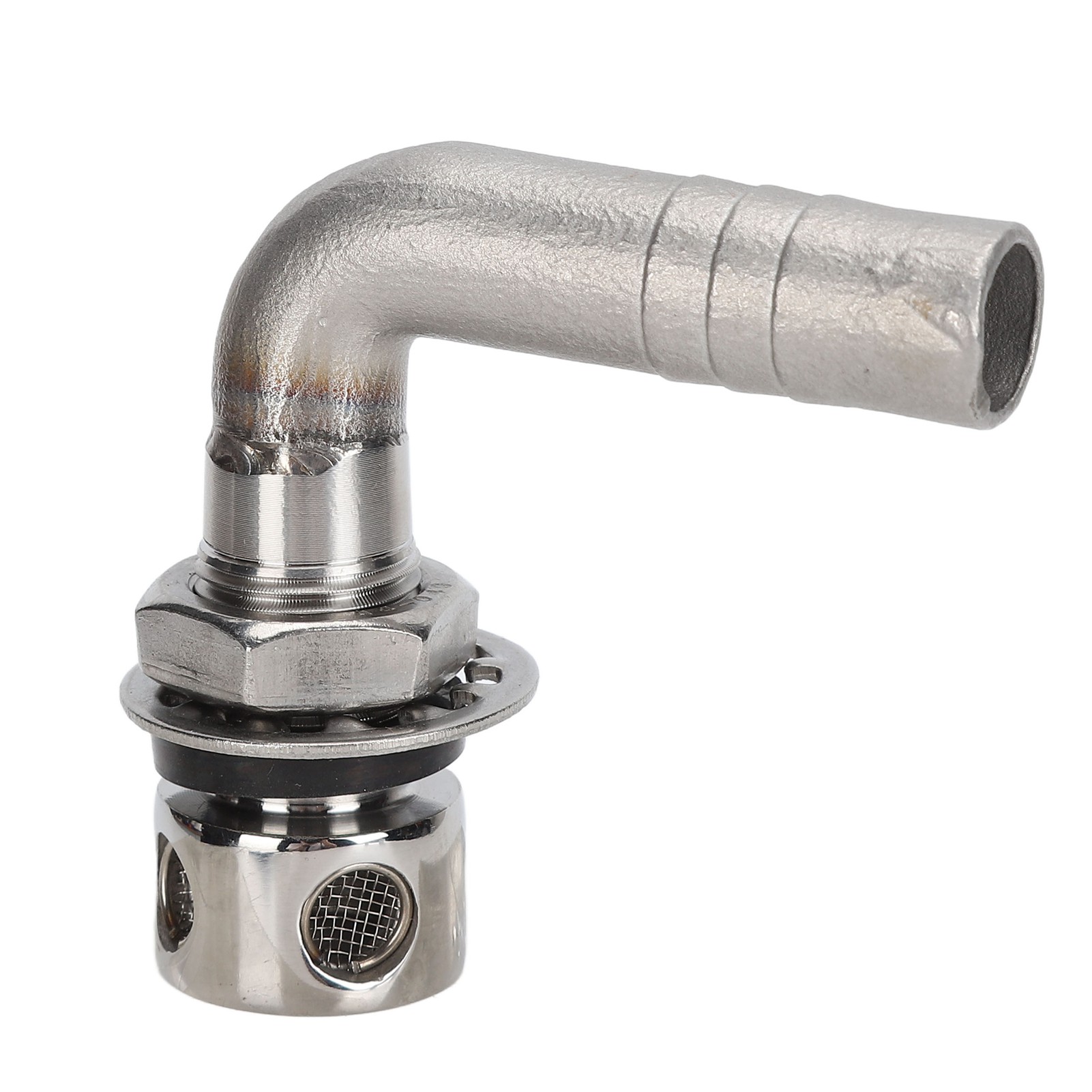 90°-kraftstofftankentlüftung, Edelstahl 316, 4 Löcher, Marineboot Yacht M16