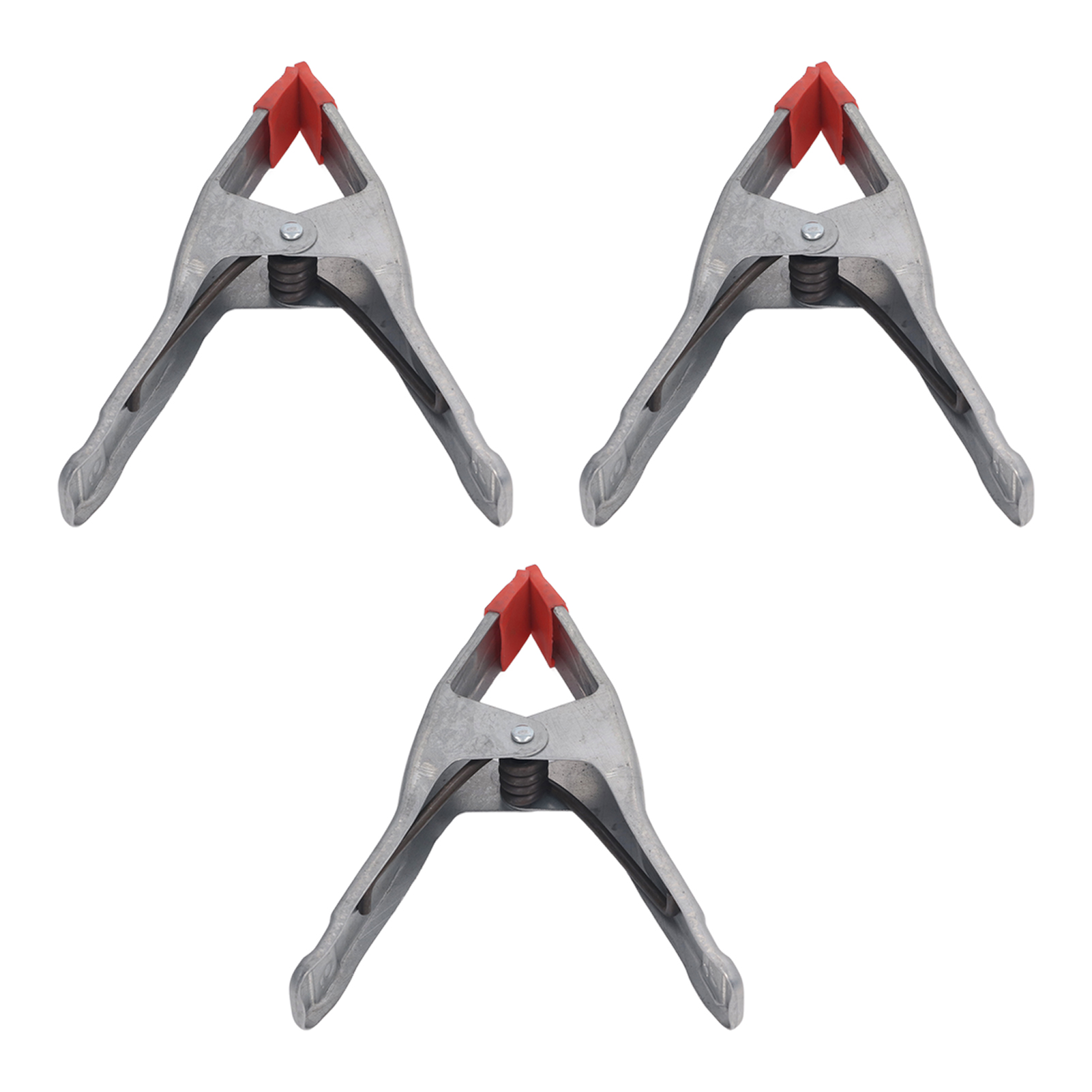Set Mit 3 Verzinkten Eisenfederklemmen, A-form, 23 Cm (9 Zoll), Für Holzarbeiten Und Zur Befestigung Von Pvc-rohren Und Holzbrettern