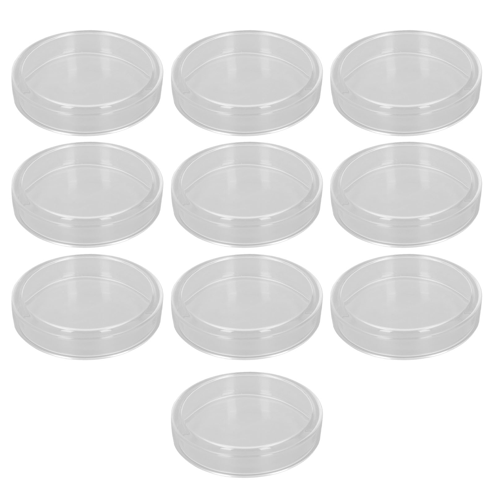10 Stück Borosilikatglas-petrischalen Mit Deckeln Für Laborkulturen Und Wissenschaftliche Experimente
