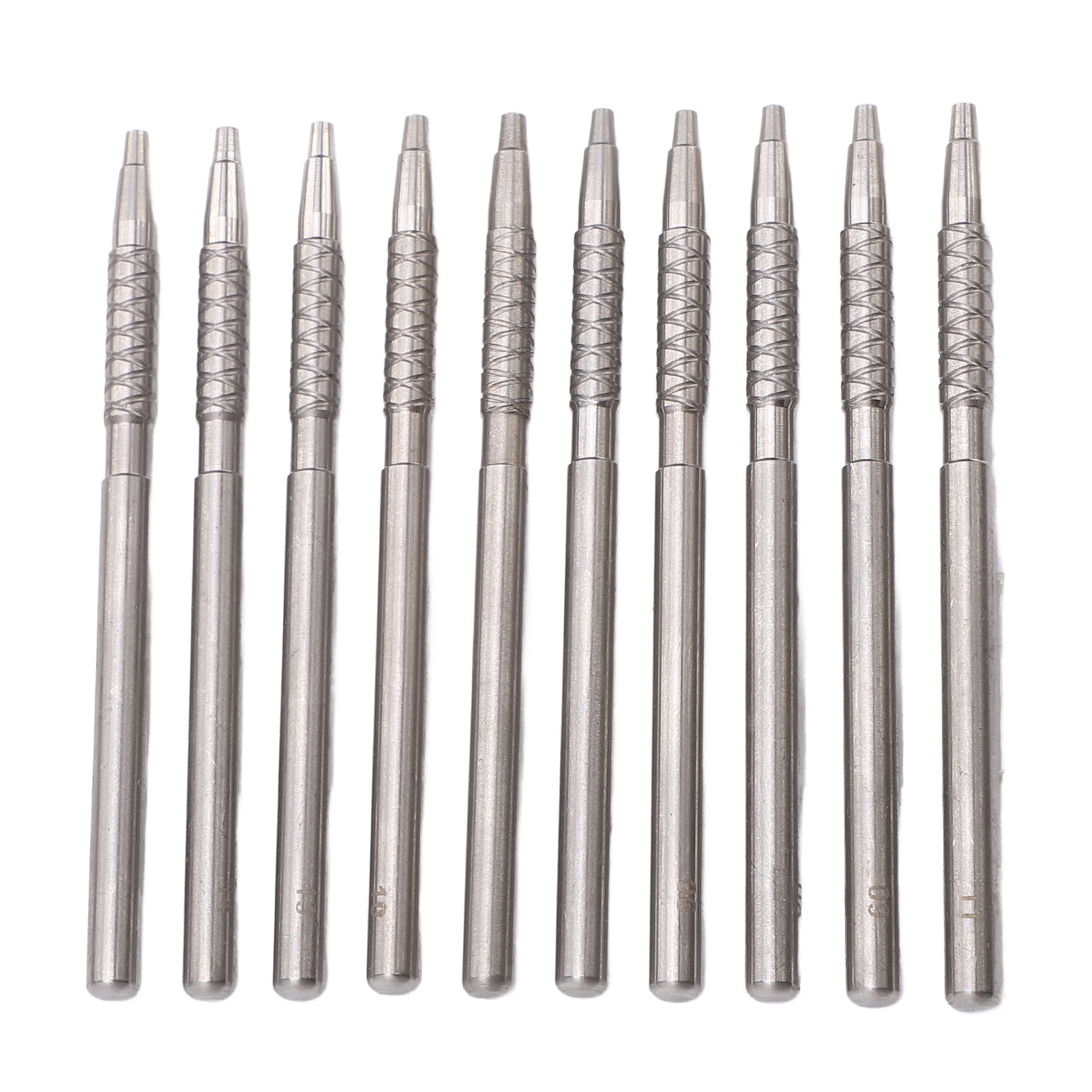 Set Mit 10 Zeigereinstellwerkzeugen Aus Edelstahl (0, 0,6, 0,7, 0,8, 0,9, 1, 1,1, 1,2, 1,3, 1,4 Mm)