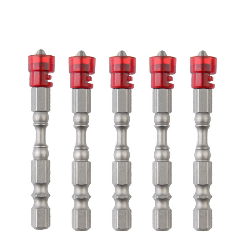 Set Mit 8 Magnetischen, Rutschfesten Kreuzschlitz-schraubendreherbits Aus Hartmetall, 6,2 Mm Breit