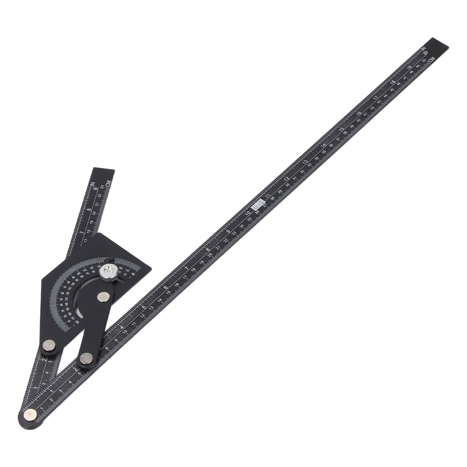 Universeller Schiebewinkel Aus Aluminiumlegierung, 0-180°-winkelmesser Zur Winkelmessung Bei Holzbearbeitung Und Kunsthandwerk