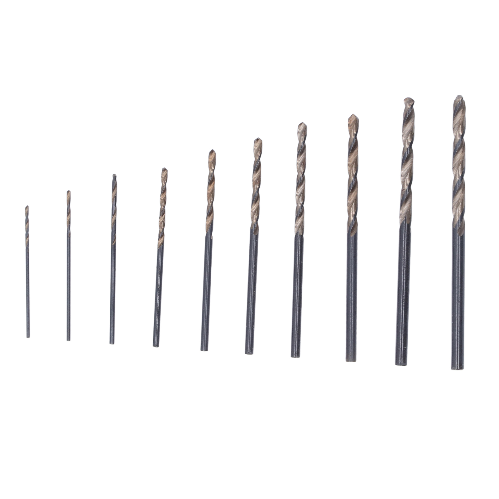 Set Mit 10 Mini-spiralbohrern Aus Hss Zum Bohren Und Gravieren Von Löchern In Holz, Muttern Und Bienenwachs, 0,8–3,0 Mm
