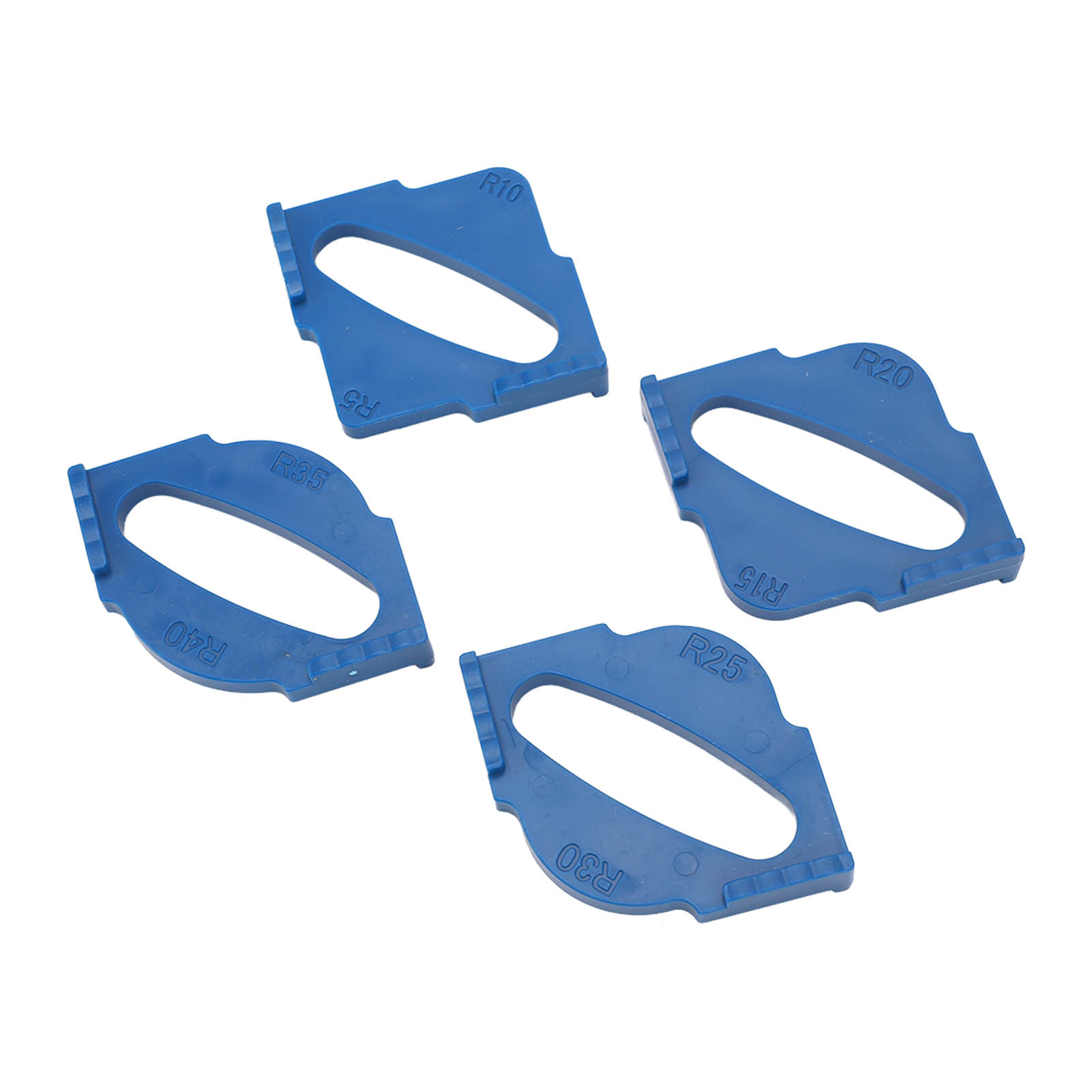 Set Mit 4 Frässchablonen Zum Abrunden Von Ecken R5 R10 R15 R20 R25 R30 R35 R40
