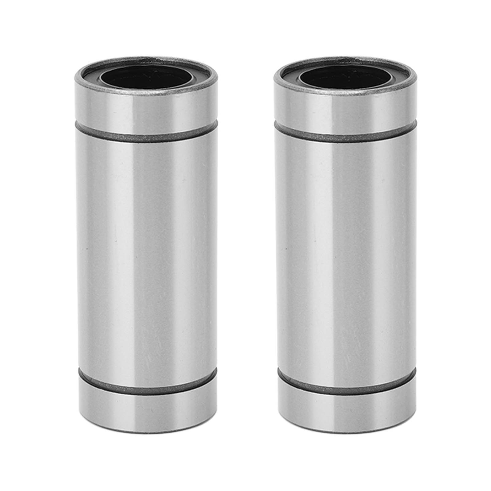 Satz Mit 2 Linearen Stahlkugellagern, 20 Mm Bohrung, 32 Mm Außendurchmesser, 80 Mm Länge, Lm20luu, Für Maschinen