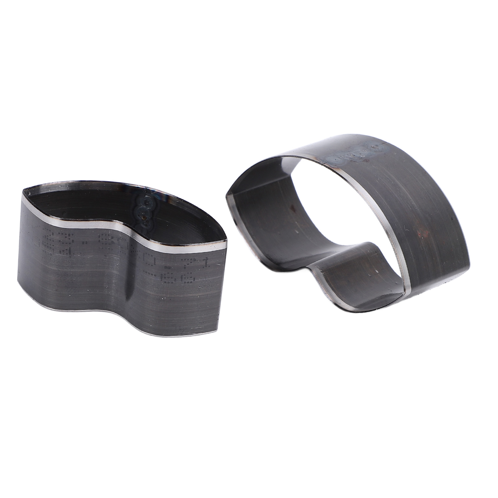 Set Aus 2 Lippenförmigen Lederschneidern, 60x35mm Und 50x25mm, Legierter Stahl, Zum Schneiden Von Leder Und Für Bastelarbeiten