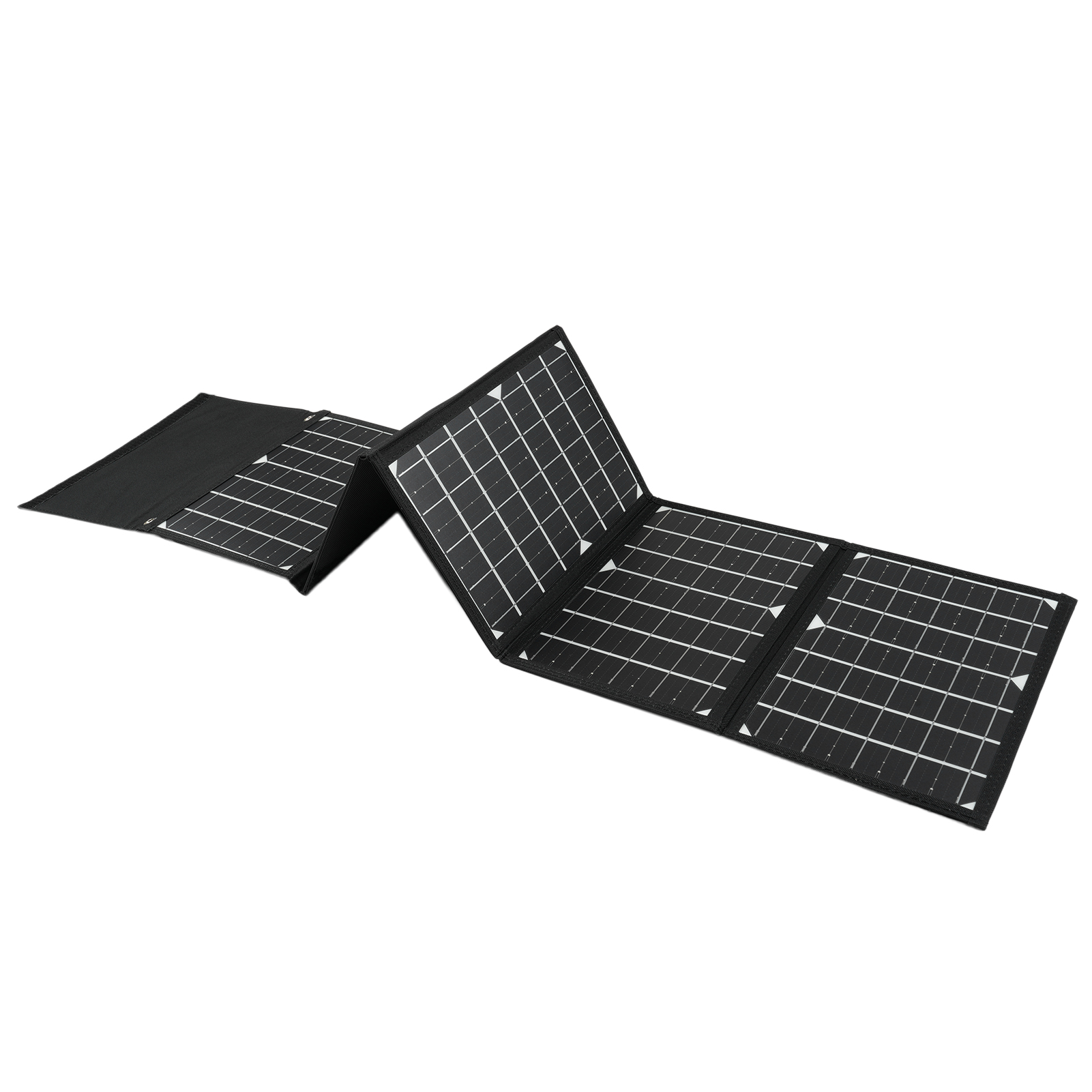 Faltbare 40-w-solartasche Mit 5 Paneelen, Faltbarem Solarladegerät, Dual-usb- Und Dc-ausgang, Tragbare Stromversorgung Für Outdoor-aktivitäten Wie Wandern, Klettern, Camping Und Picknicks