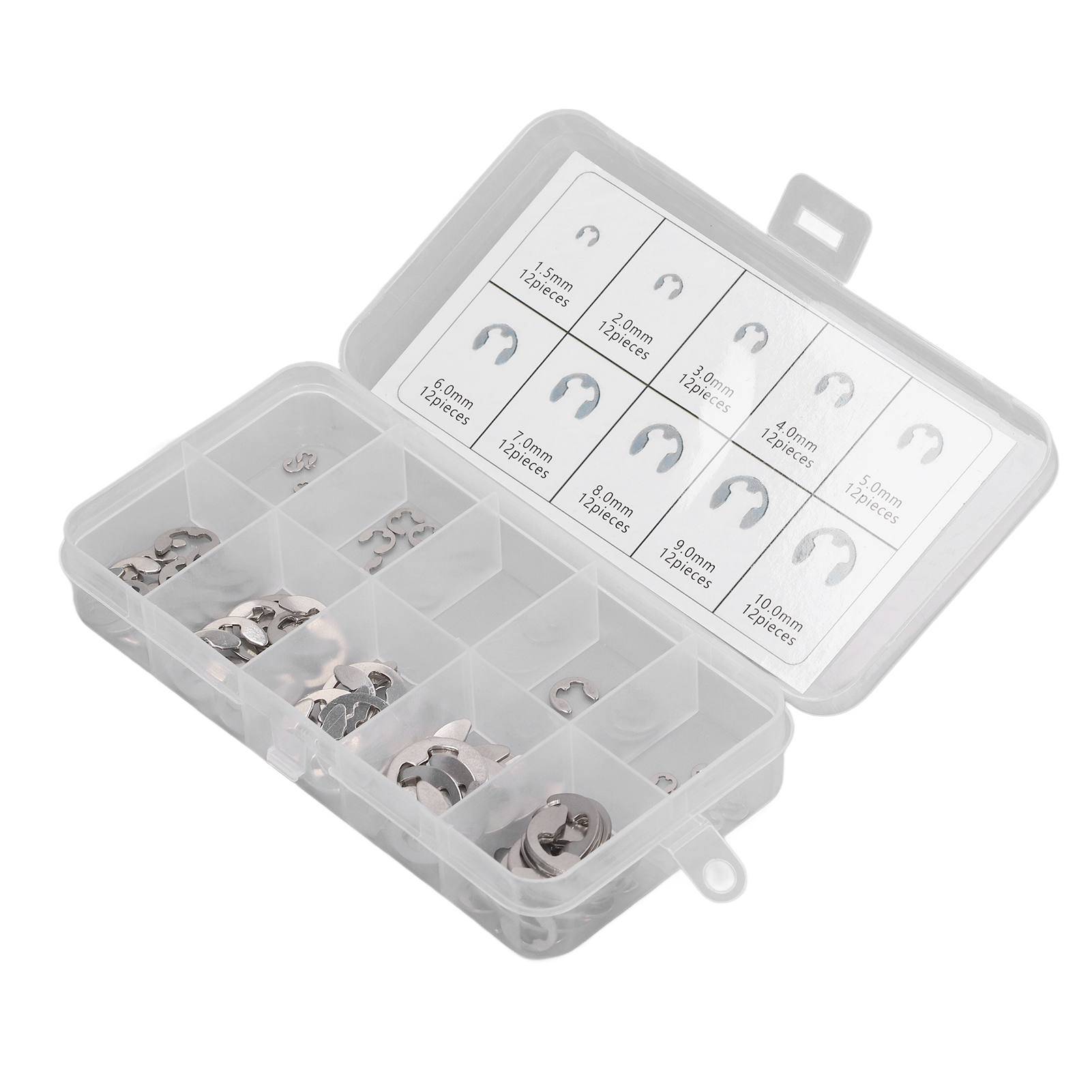 Packung Mit 120 E-ringen Aus Edelstahl 304 Für Lager