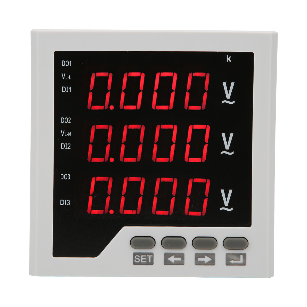 Dtm-av96 Dreiphasen-programmierbares Voltmeter Mit Led-digitalanzeige, Ac 450 V