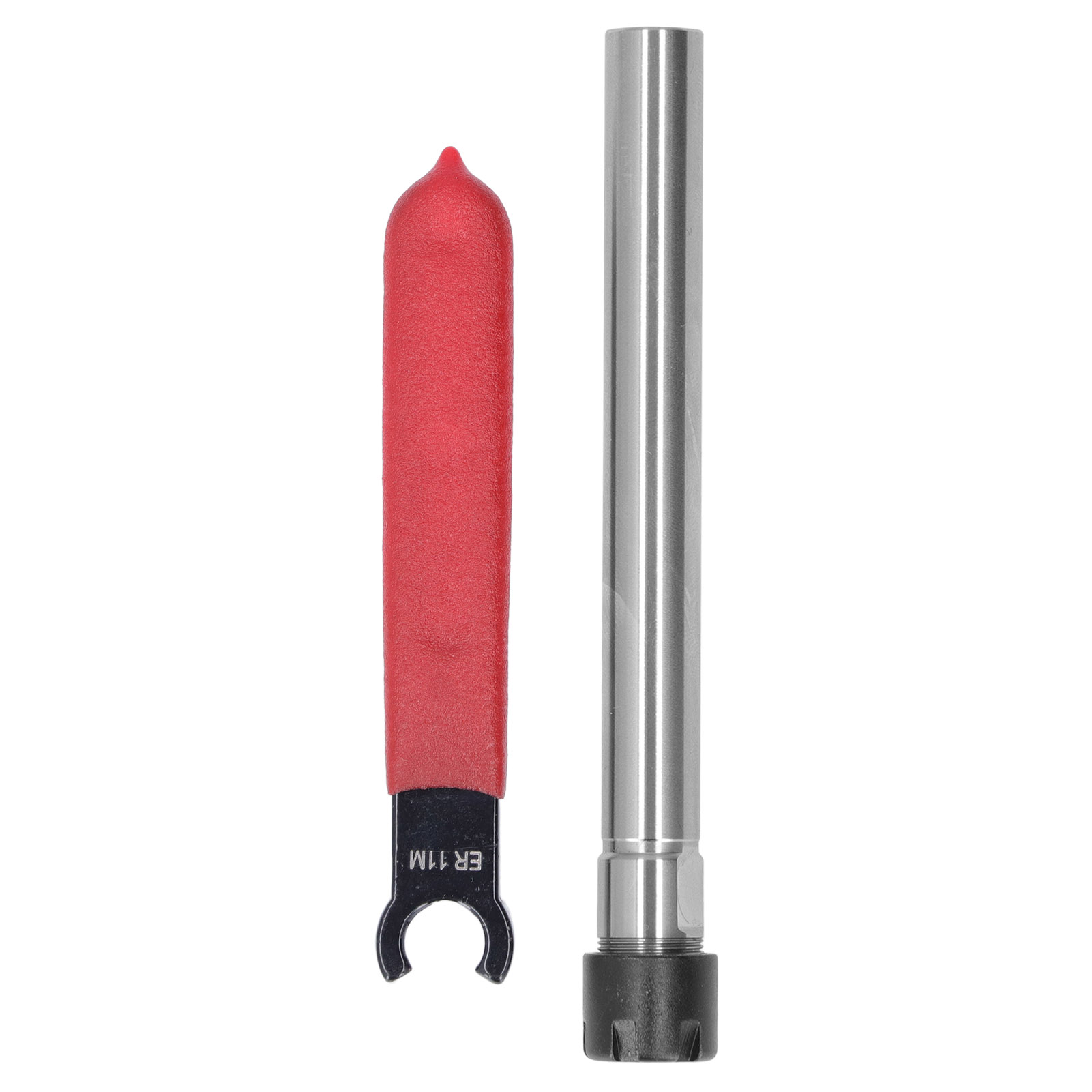 Er11 Spannzangenfutter Mit Langem Schaft Für Cnc-fräsen, 1–7 Mm Spannbereich, Inklusive Schraubenschlüssel C12-er11m-100l 100 Mm