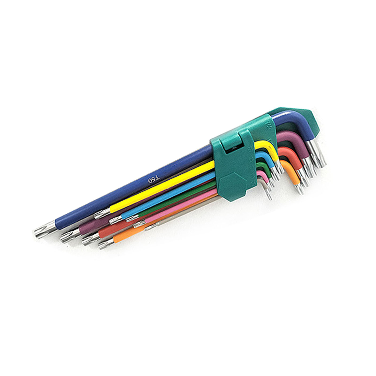 Set Mit 9 Torx-schlüsseln Aus Chrom-vanadium-stahl Mit Aufbewahrungsbox, Langarmige Stern-innensechskantschlüssel Für Fahrrad-, Möbel- Und Autoreparaturen