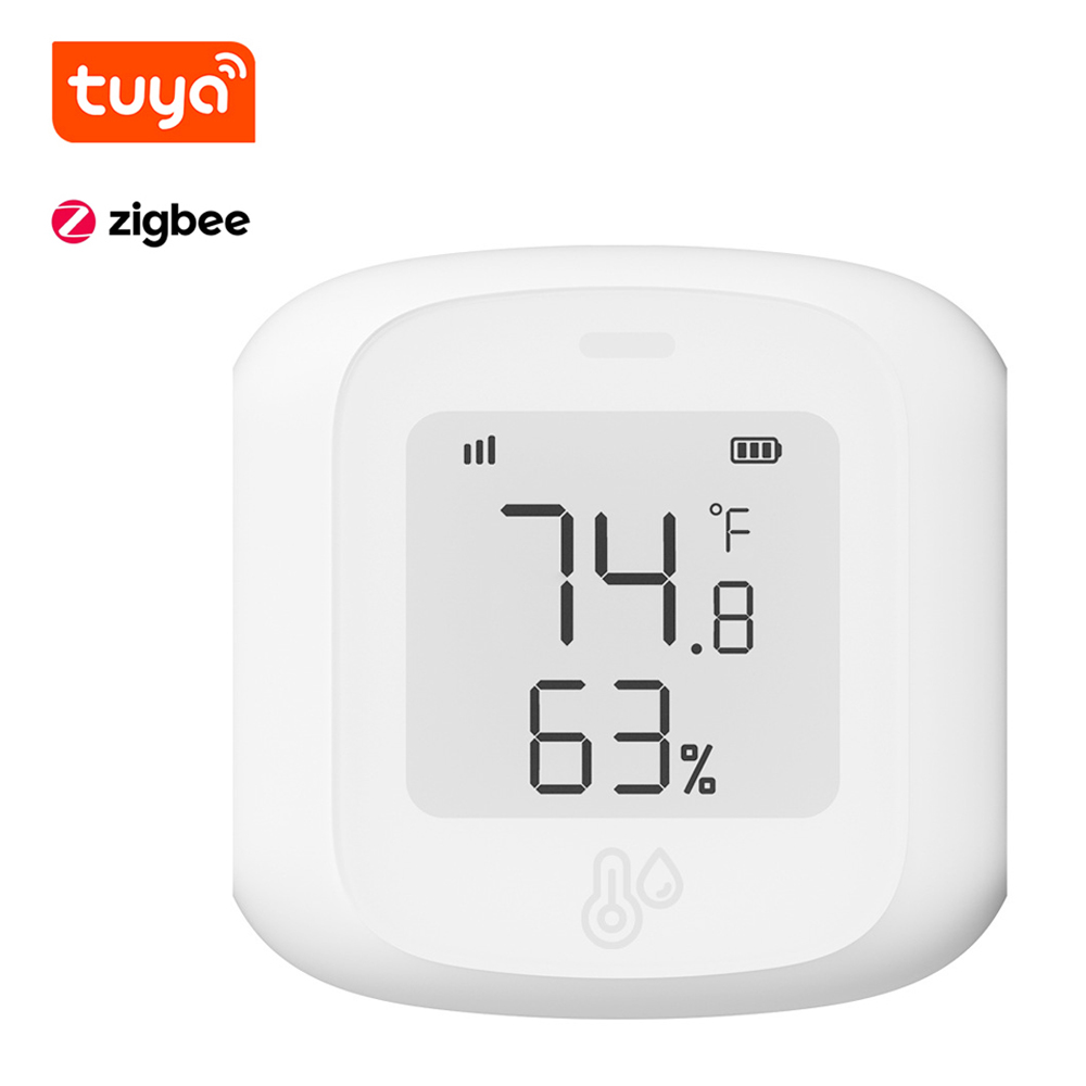 Tuya Zigbee Thermo-hygrometer-sensor Mit Digitalanzeige, Fernsteuerung Per Smartphone-app, Smart-home-automatisierung