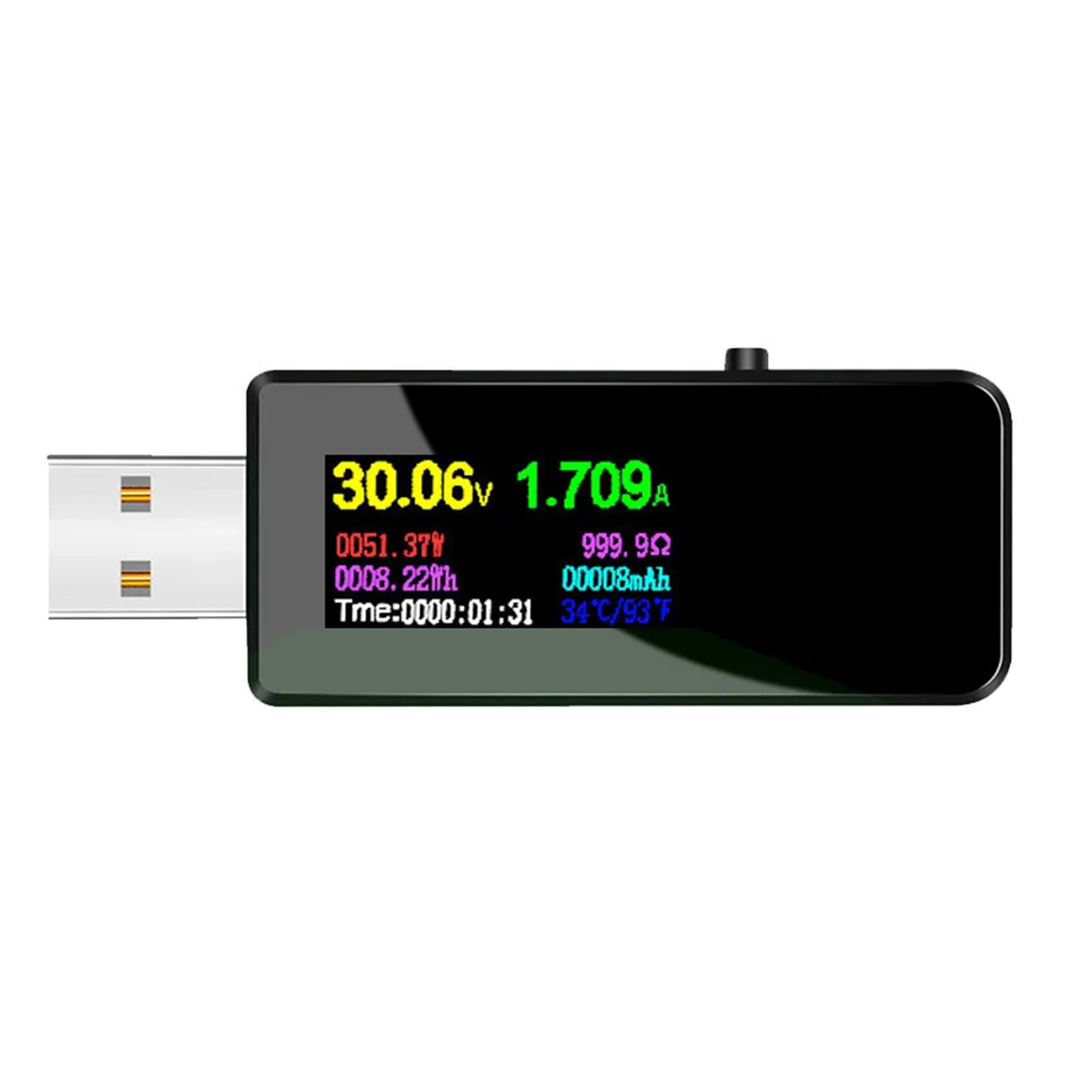13-in-1 Usb-tester Voltmeter Amperemeter Wattmeter Spannungs- Und Stromanzeige Farb-lcd-bildschirm Hochpräzises Tragbares Digitales Dc-multimeter Zum Laden