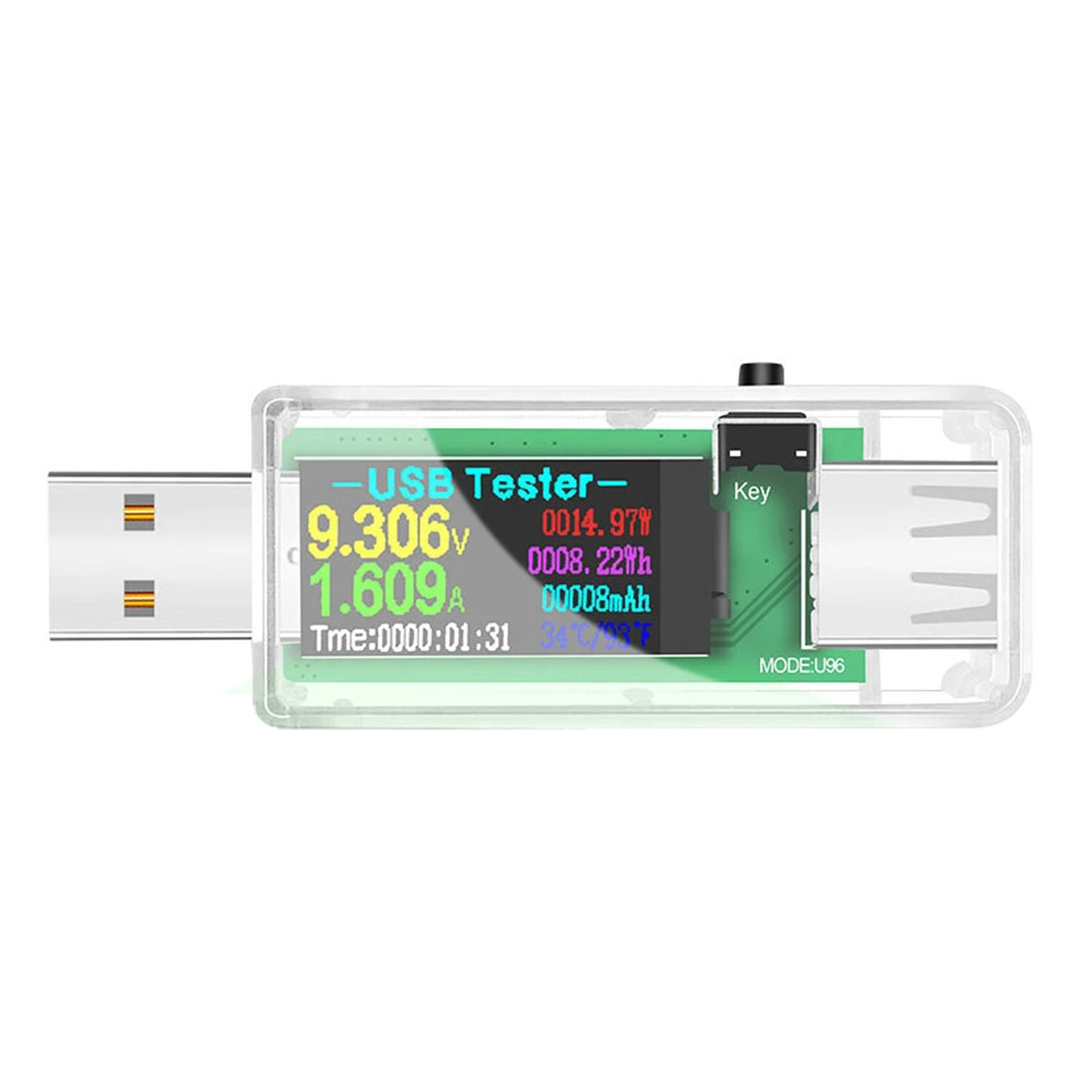 13-in-1 Usb-tester Voltmeter Amperemeter Wattmeter Lcd-farbanzeige Spannung Strom Digitales Multimeter Dc-ladegerät Tragbar Hohe Genauigkeit
