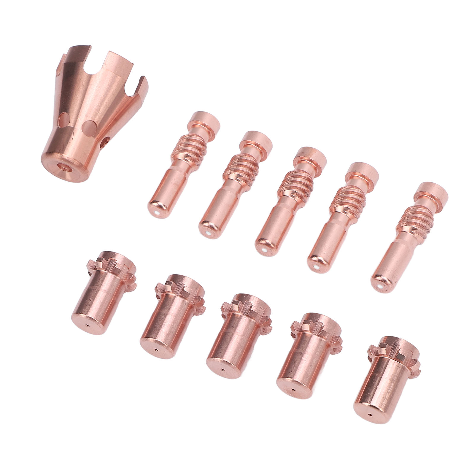 11-teiliges Set Mit Zubehör Für Mig-schweißbrenner, Verbrauchsmaterialien, Plasmaschneider Pct80, Elektroden, Düsen, Schutzkappen Und Aufbewahrungsbox Für Kp2062-3b1 Und Kp2065-1