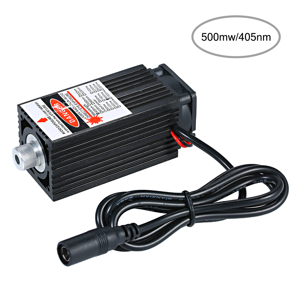 Fokussierbares Lasermodul (500 Mw / 405 Nm, 500 Mw / 2500 Mw / 5500 Mw) Für Cnc-gravur / Lasergravur