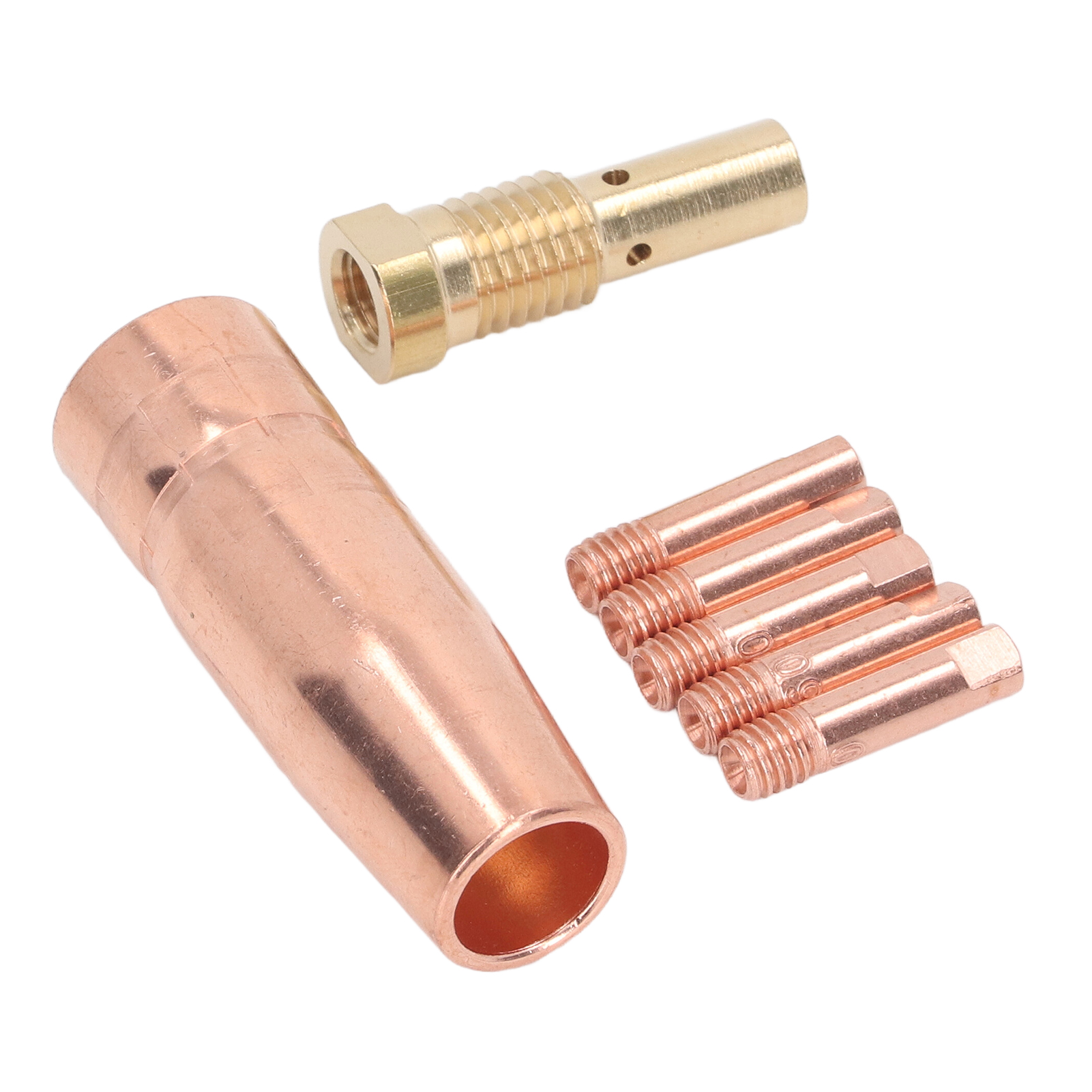 Mig-schweißbrenner-zubehörset, Gasloser Fülldraht, 0,9 Mm (0,035 Zoll) Messingdüse Für Century Fc90 80gl