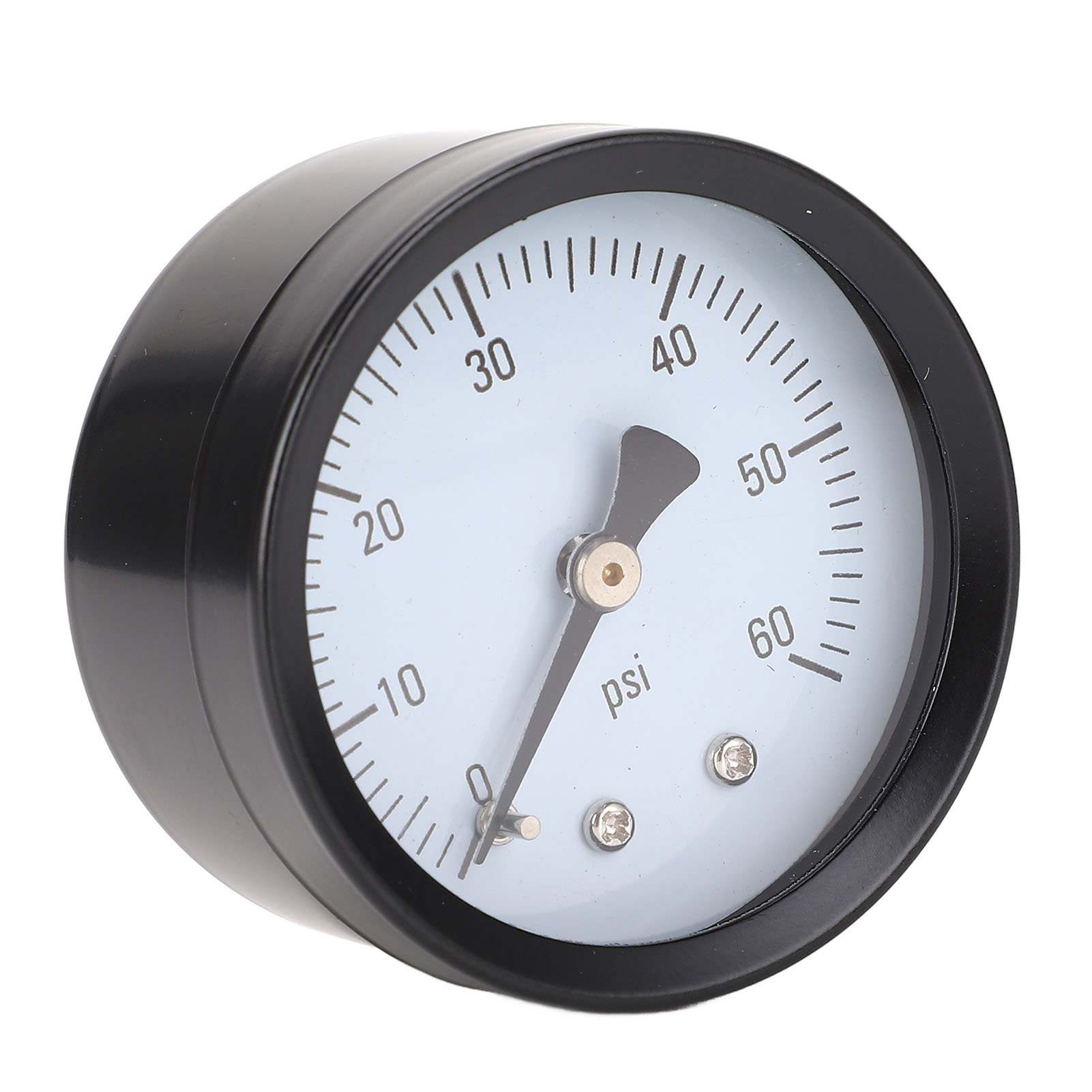 Axial-manometer 0–60 Psi, 1/4 Zoll Npt, 2 Zoll Skala, Gut Ablesbar, Edelstahl, Für Luft, Wasser Und Kraftstoff