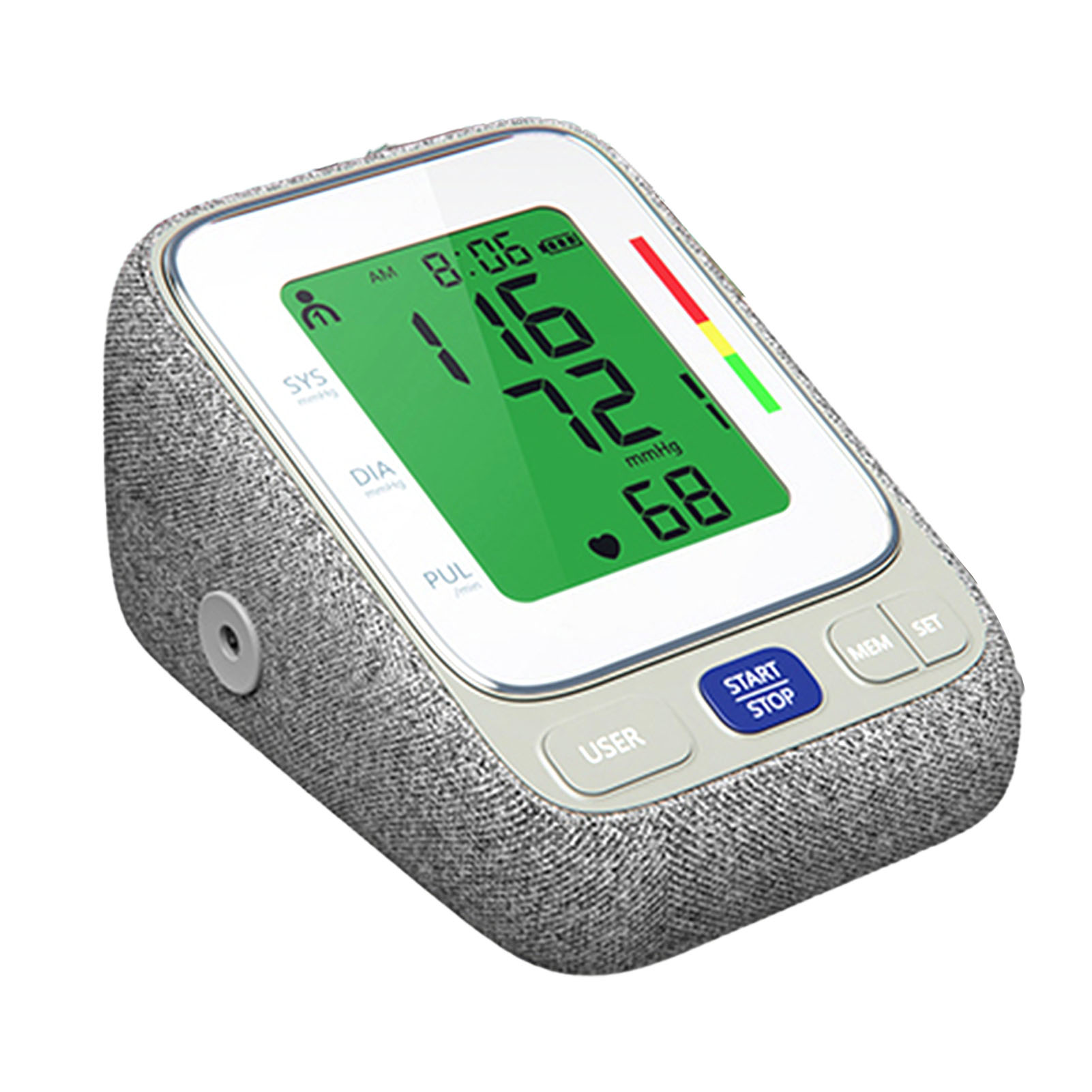 Elektronisches Blutdruckmessgerät Mit Led-anzeige, Heimmessgerät Fc-bp110