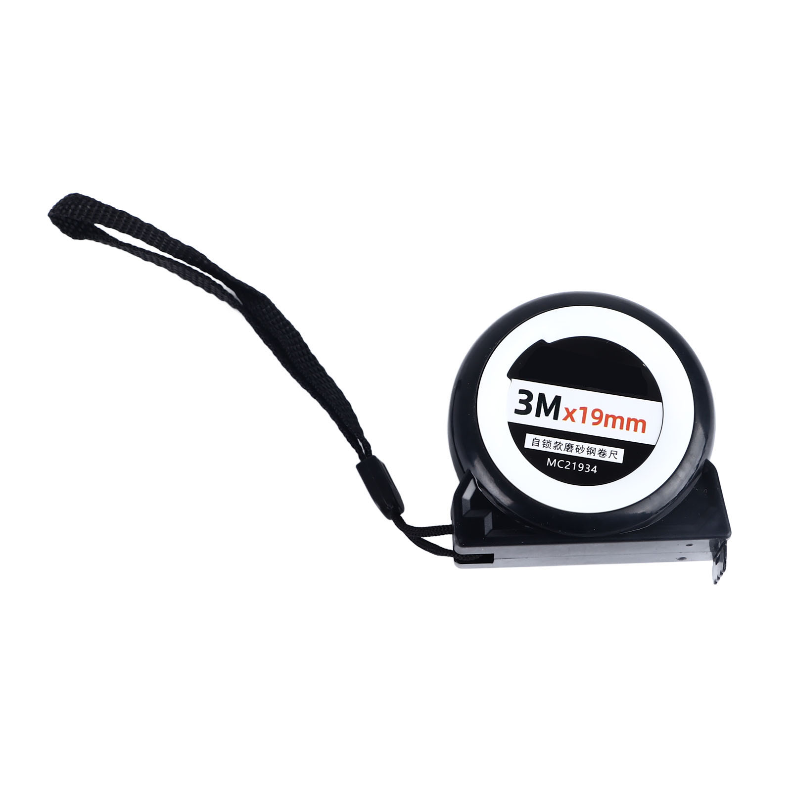 Selbstsicherndes Maßband, Mattiertes Stahlblech, Gut Ablesbar, Hohe Präzision, 3 M X 19 Mm