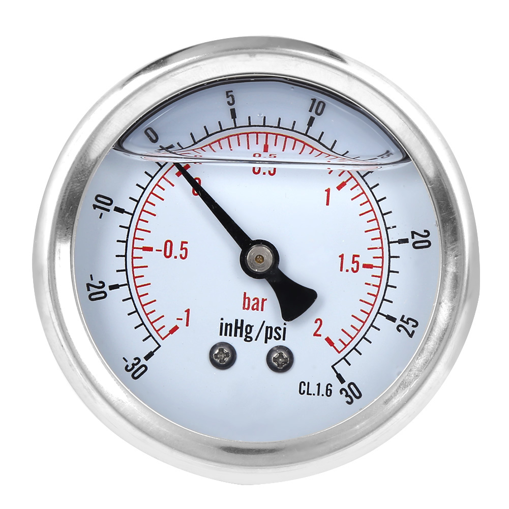 Ts Pggz60z4-2bar Axial-ölvakuummeter, 1/4 Bsp Edelstahl Messing Ø60mm Für Die Bergbauindustrie