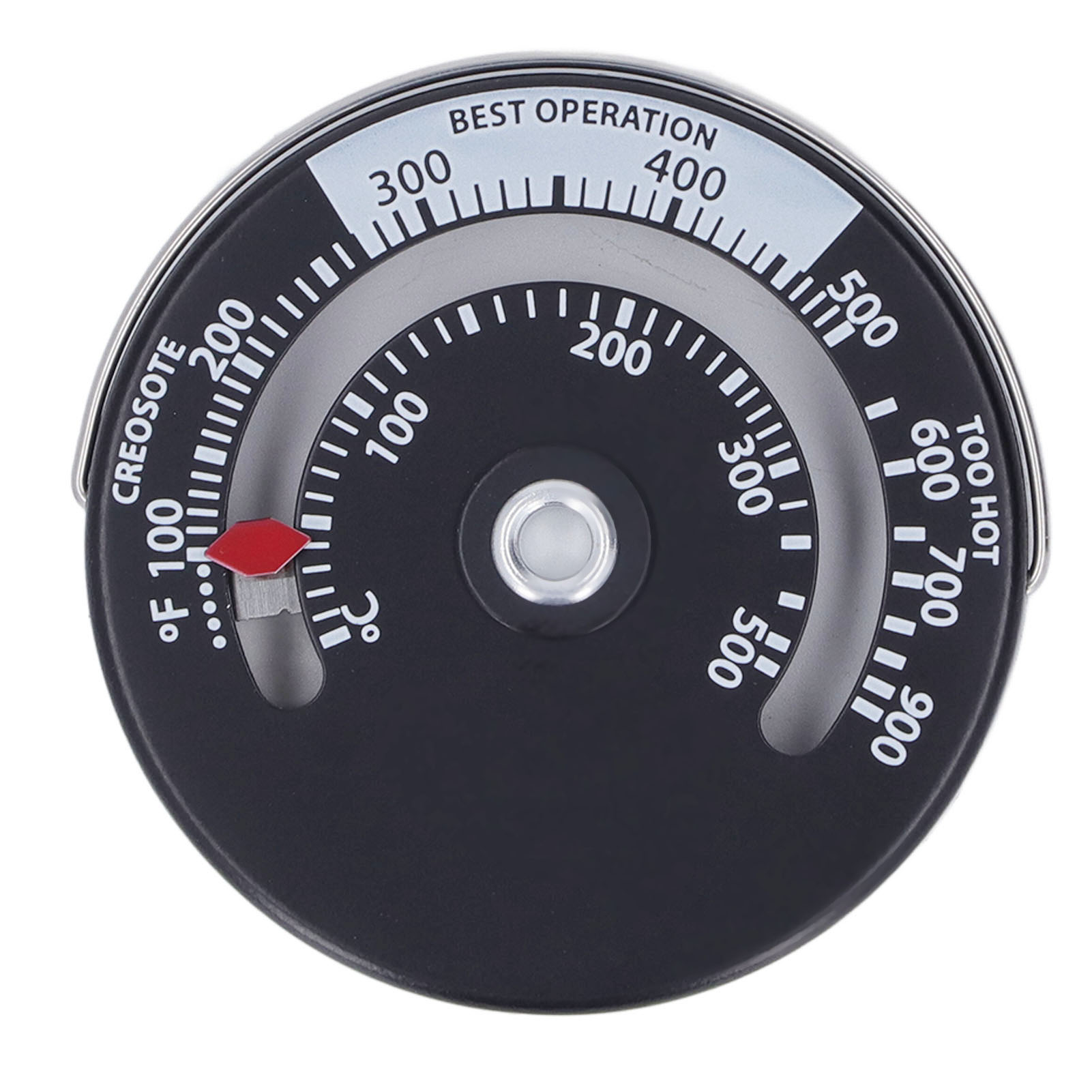 Magnetisches Ofenthermometer 0-500°c, Hochpräzises Zifferblatt Aus Aluminiumlegierung Für Kamine