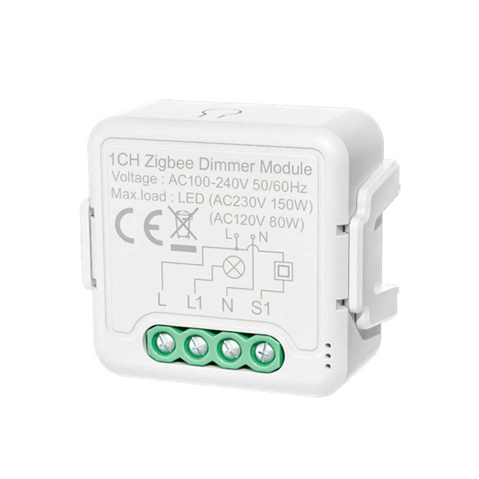 Intelligentes Zigbee-dimmermodul Mit Fernsteuerung Per App, Sprachsteuerung, Timer, Gruppenfreigabe, Kompatibel Mit Alexa Echo Für Zuhause Und Büro