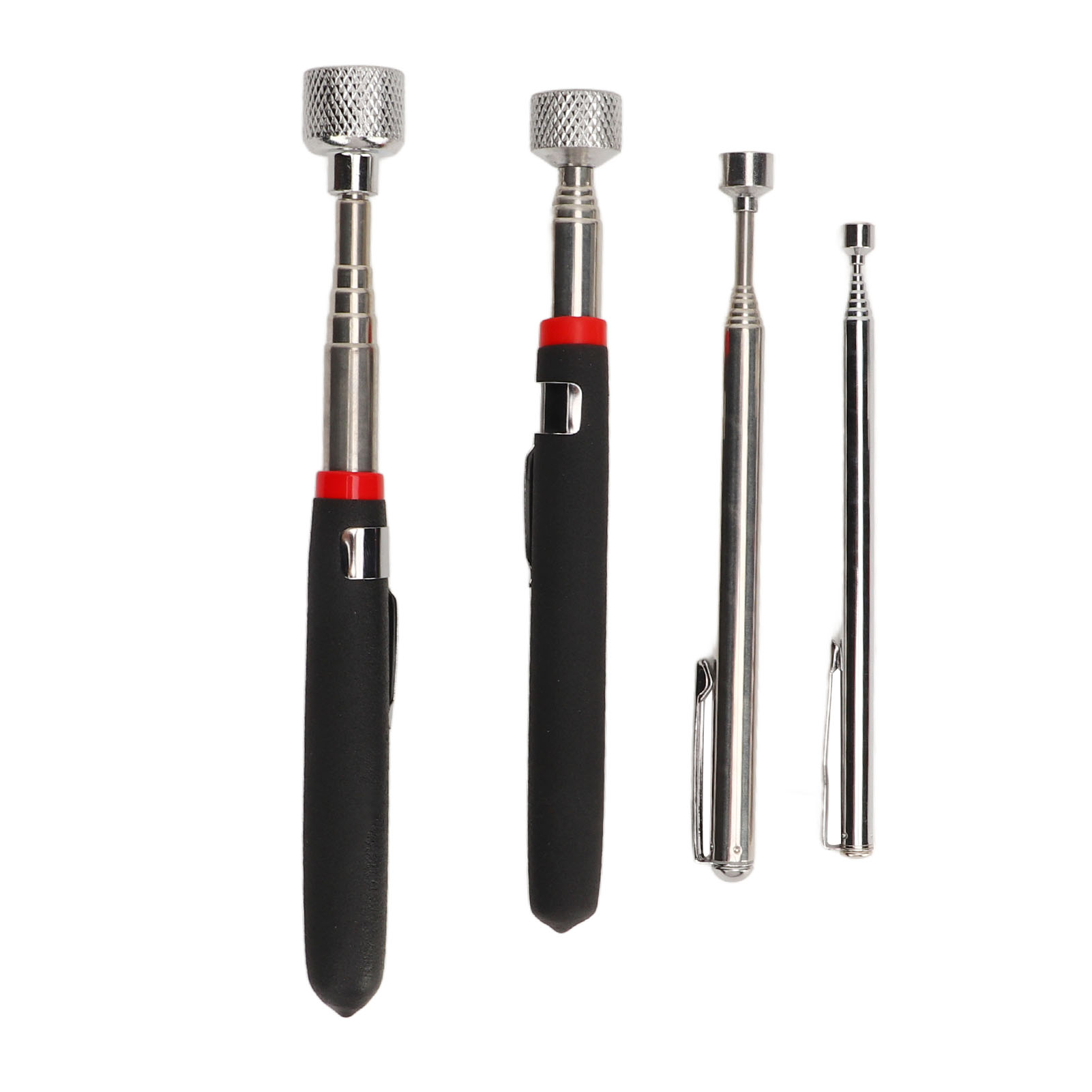 Set Mit 4 Einziehbaren Magnetischen Teleskopwerkzeugen Mit Magnetpolen: 15 Lb, 10 Lb, 3,5 Lb, 1,5 Lb, Edelstahl