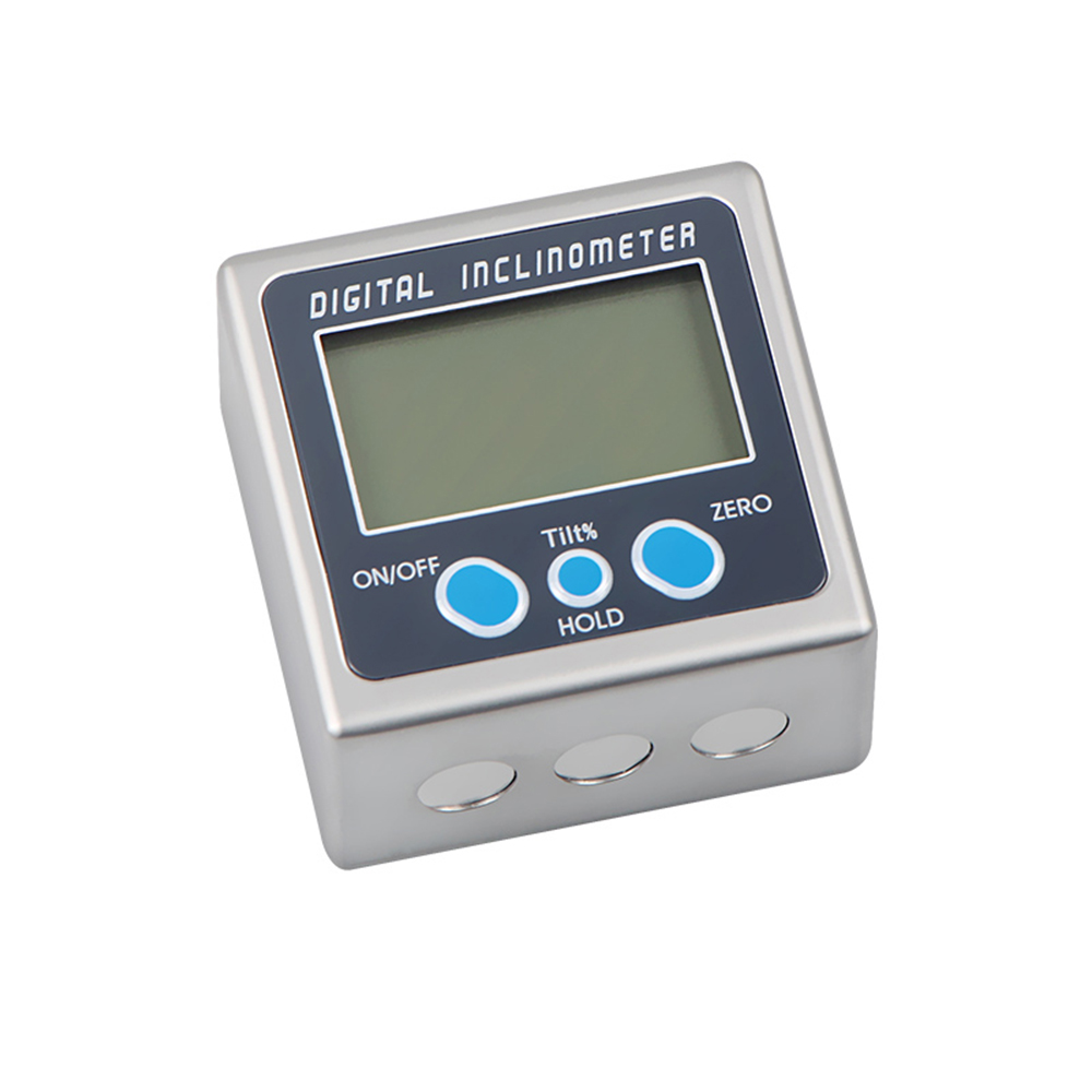 Multifunktionaler Digitaler Neigungsmesser, Käfig Aus Zinklegierung, Elektronischer 360°-winkelmesser, Mini-winkelmesser Mit Magnet