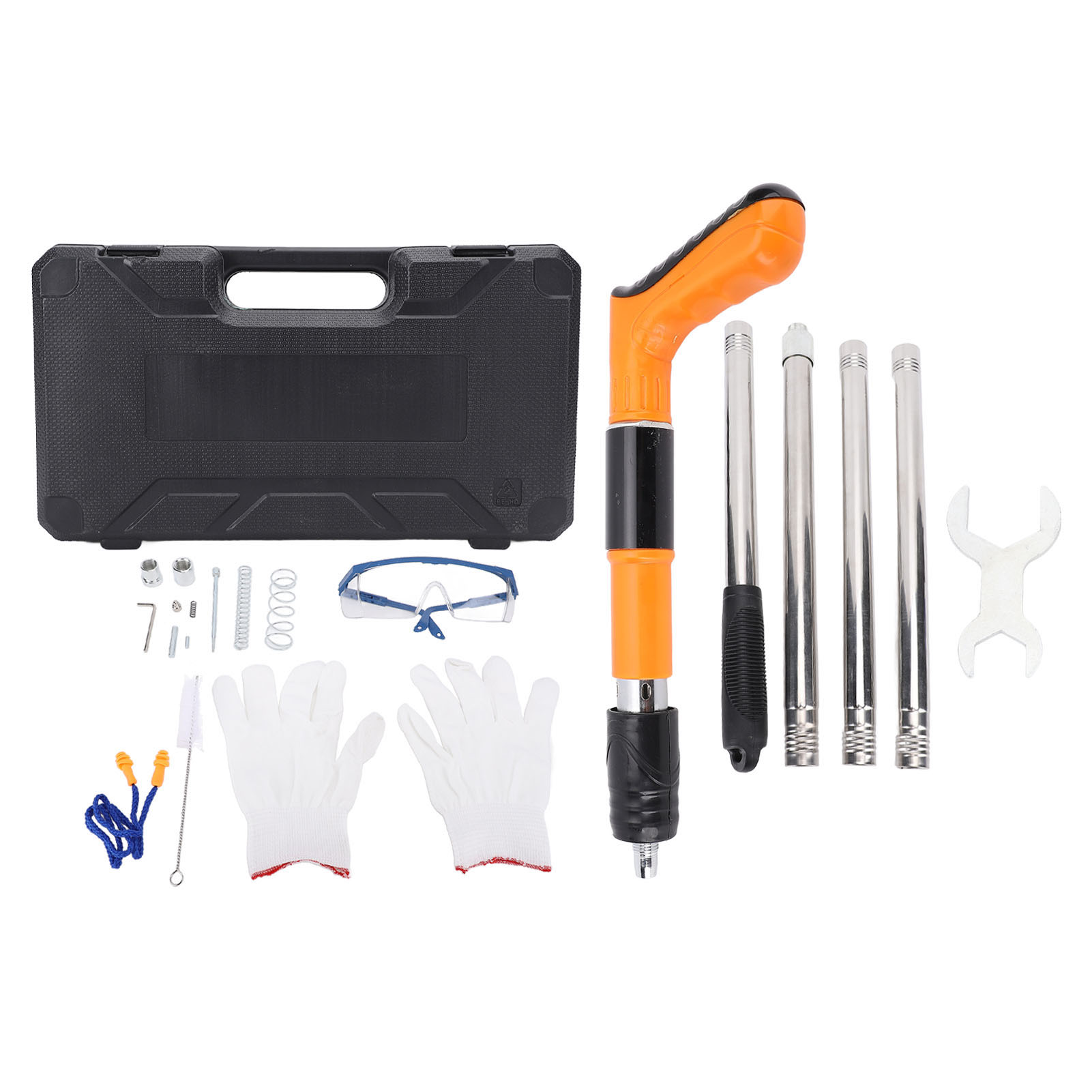 Mini-nagelpistolen-set Aus Legiertem Stahl Mit 4 Verstellbaren Verlängerungsstangen (5 Stufen) Für 7,3 Mm Und 4,2 Mm Gewindenägel M8