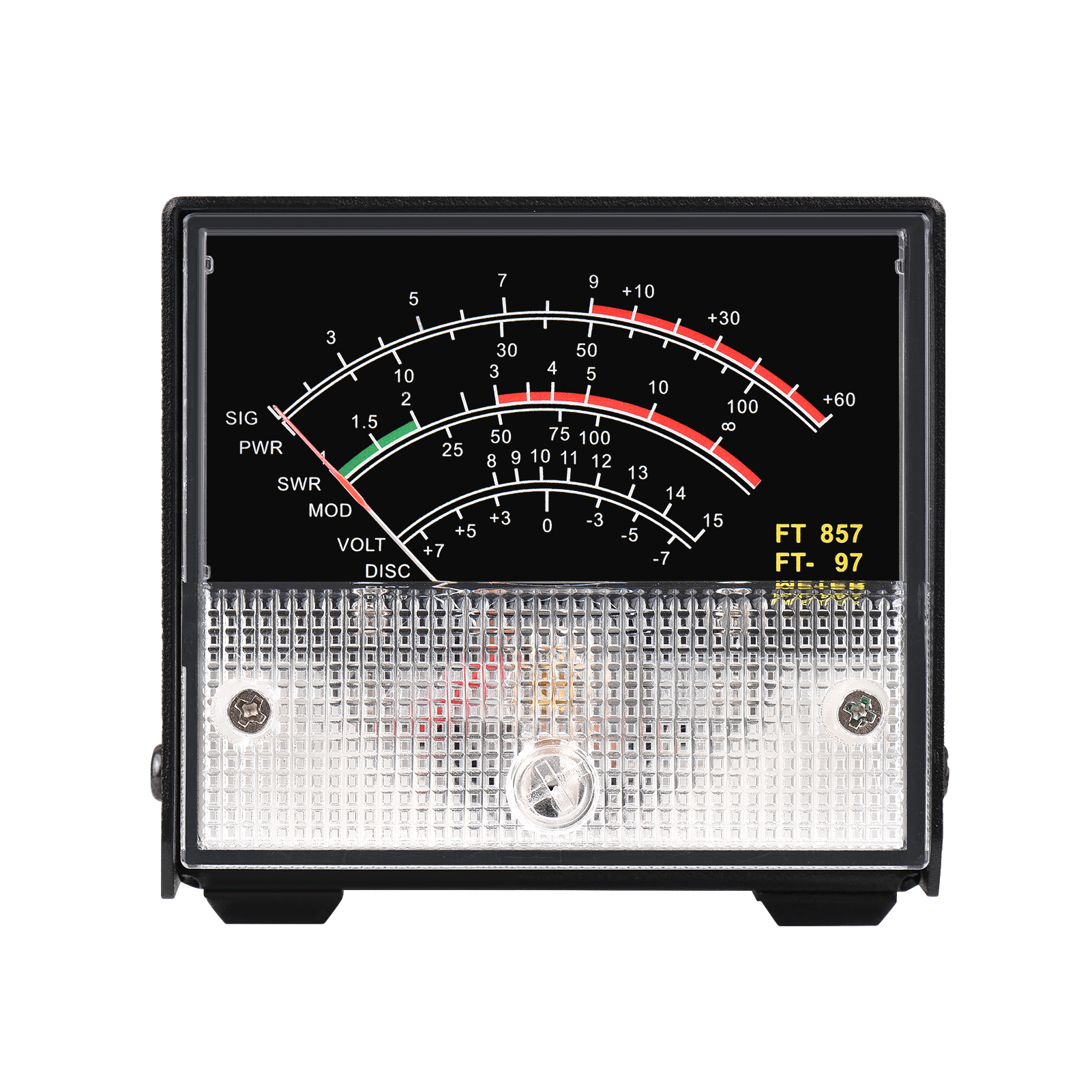 Kleines Externes Swr-meter Mit Zeiger, Wattmeteranzeige, Empfänger Kompatibel Mit Yaesu Ft-857 Und Ft-897