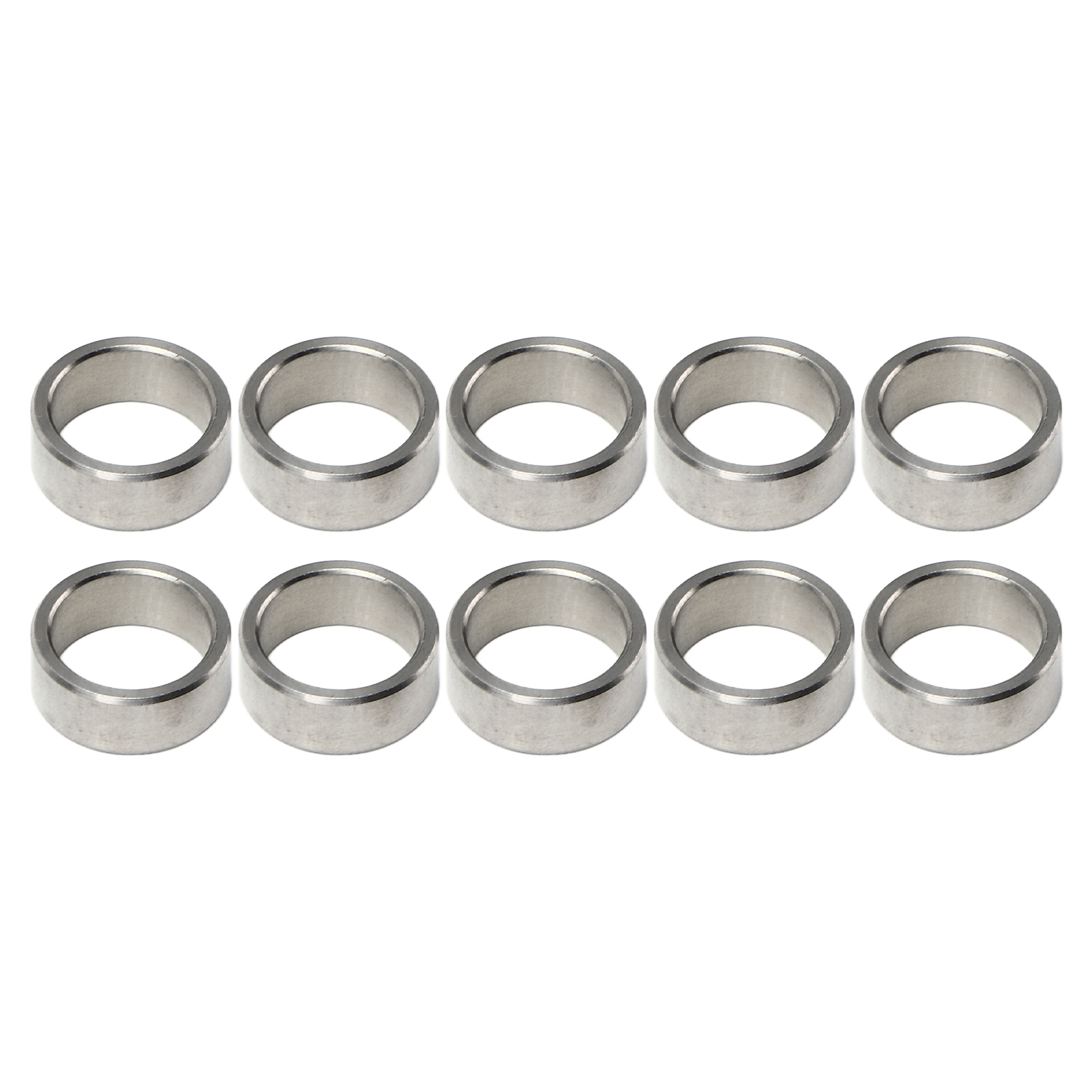 Satz Mit 10 Edelstahl-unterlegscheiben, 15 Mm Außendurchmesser, 12 Mm Innendurchmesser, Mechanisch, 3515-0015-0060
