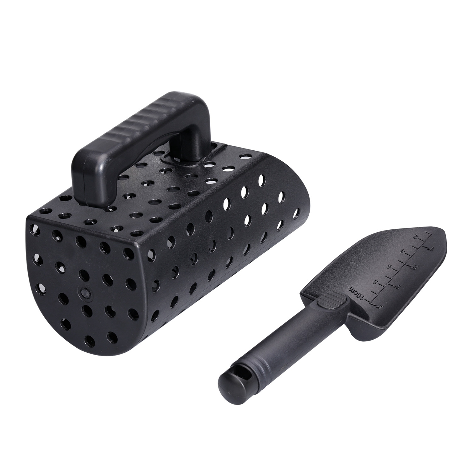 Ergonomisches, Kompaktes Und Robustes Schaufel- Und Siebset Aus Abs-metall Für Die Schatzsuche Am Strand
