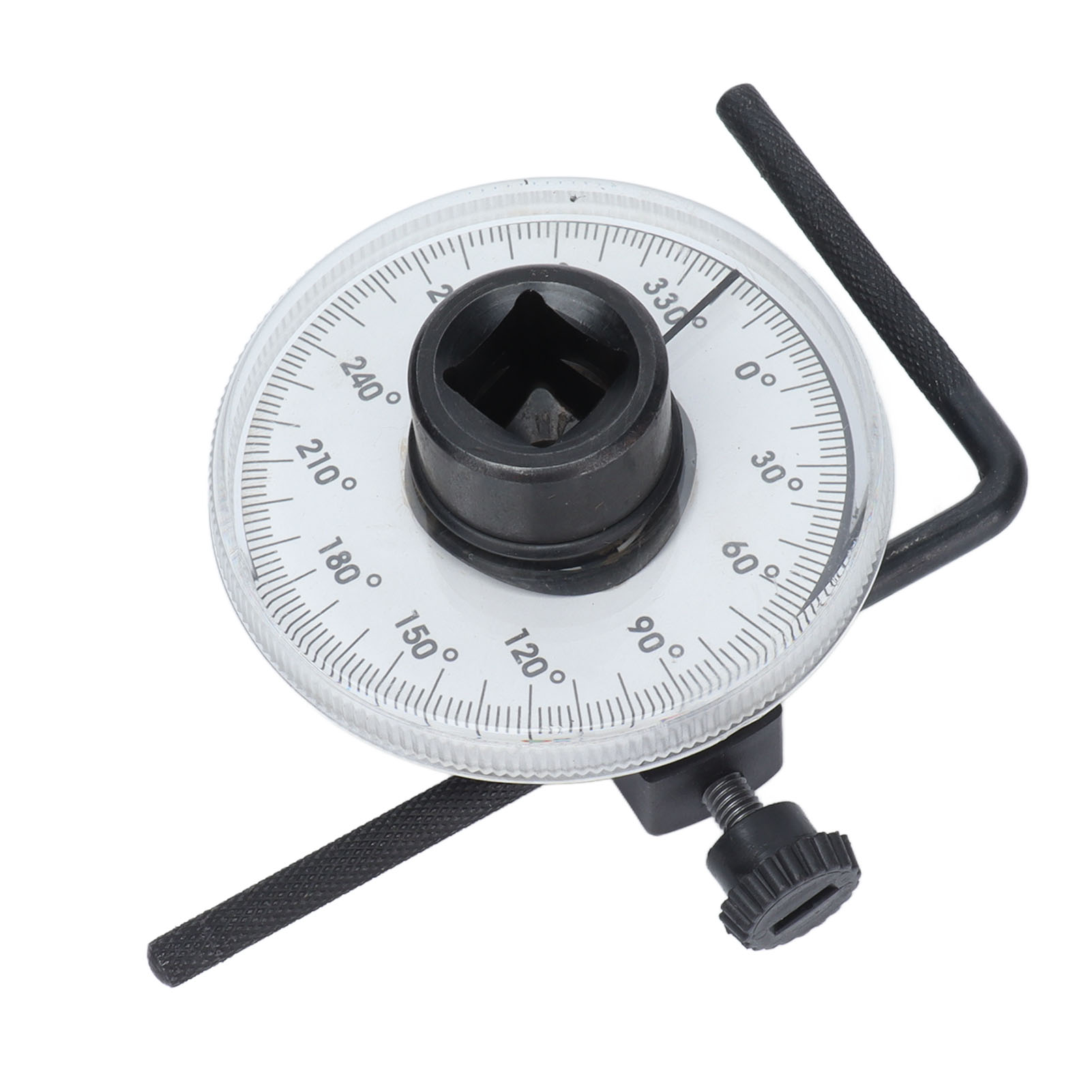 360°-drehmomentwinkelmesser 1/2" Vierkant, Verstellbares Messwerkzeug-set, Vanadiumstahl, Chrom, Abs, Schwarz, Weiß