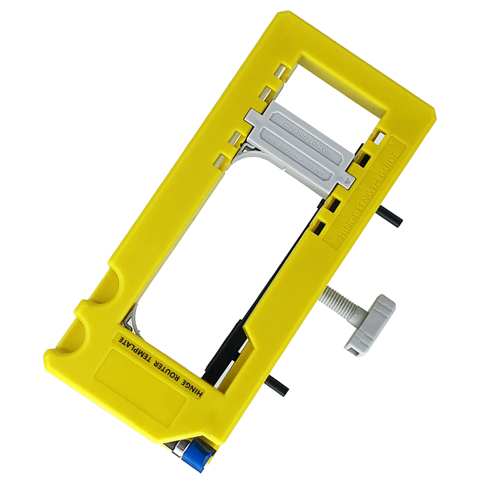 Schablone Für Türscharniere Aus Kunststoff, 3-5 Zoll Länge, Radius 1/4-5/8 Zoll, Fräserkalibrator