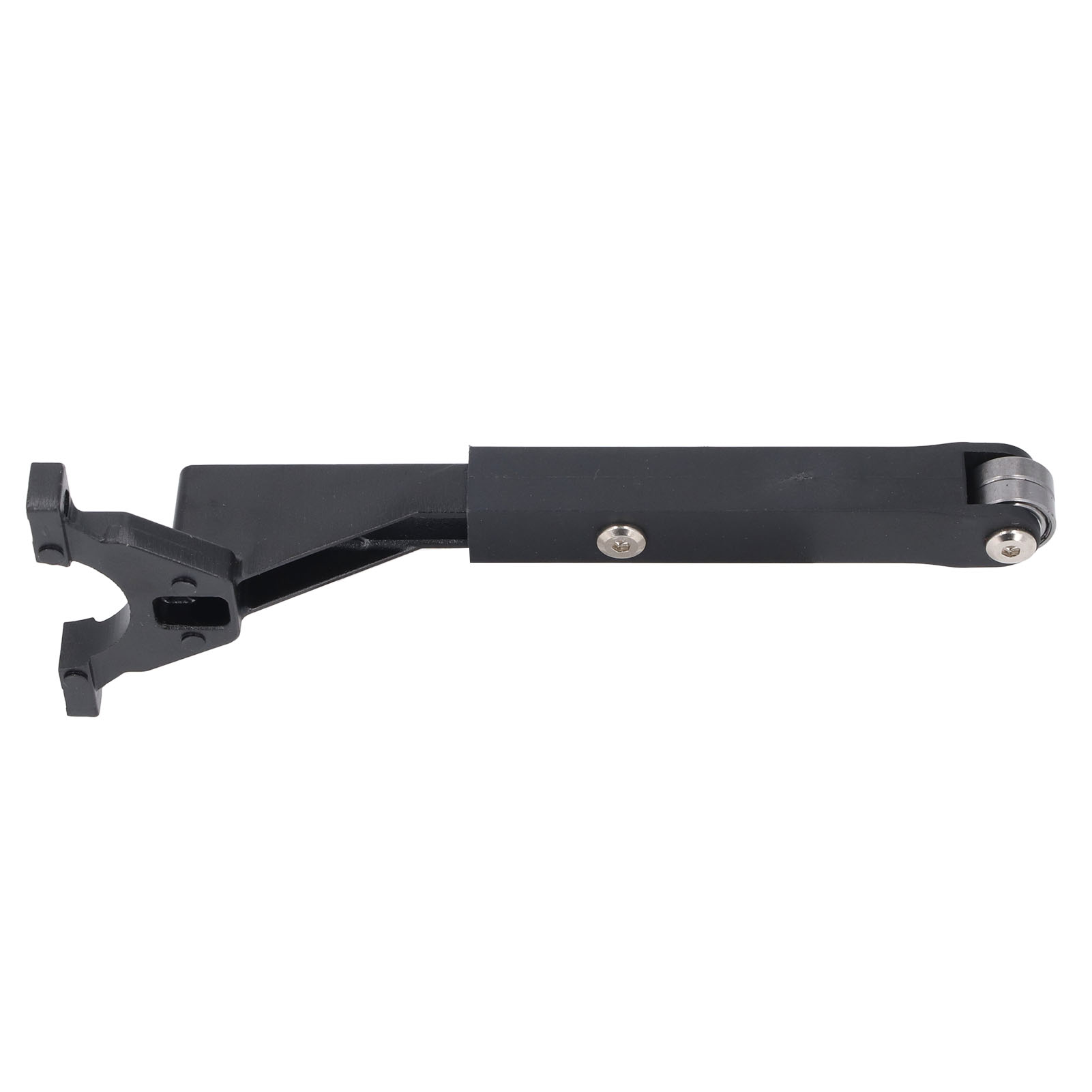 Adapter Aus Aluminiumlegierung Für Winkelschleifer Zur Umrüstung Auf Einen Tischbandschleifer, Kompatibel Mit Typ 100 M10 M14, Set Beinhaltet 1 Gehäuse, 2 Schlüssel, 2 Schrauben Und 2 Bänder.
