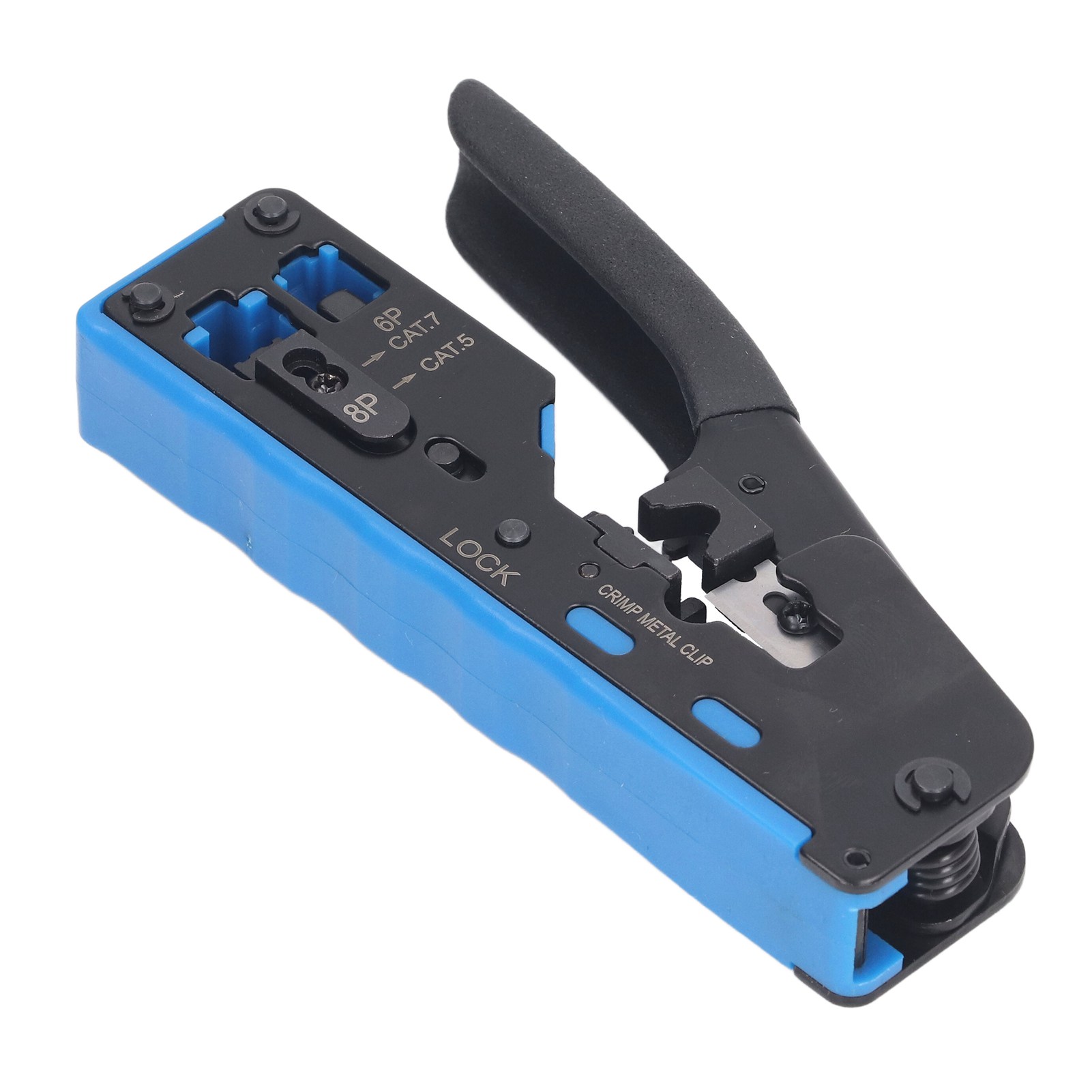 All-in-one Rj45 Crimpwerkzeug-set Für 8p/6p Rj-stecker, Zum Crimpen, Schneiden Und Abisolieren Von Netzwerksteckern