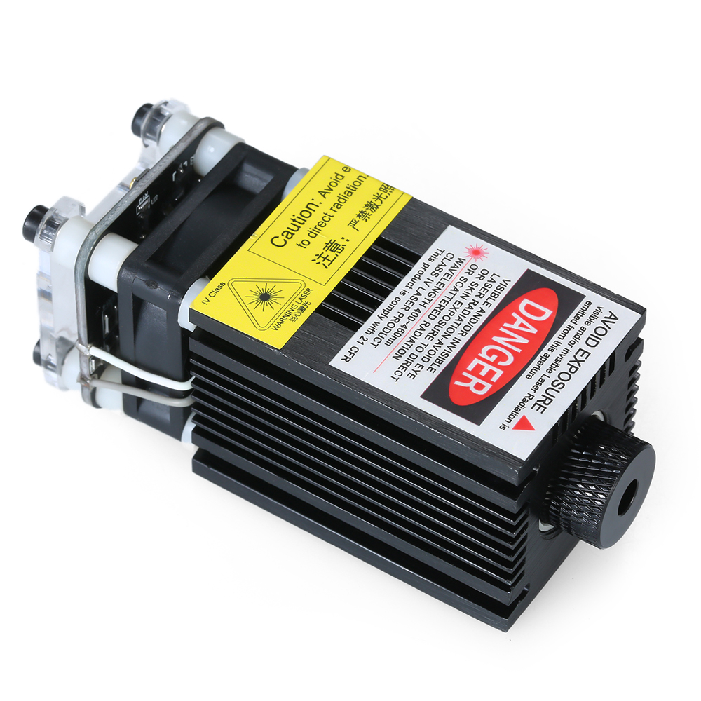 Blaues Lasermodul 500 Mw Eleksmaker 405–445 Nm 2,54–3p Ttl/pwm-modulation Für Diy-lasergravierer
