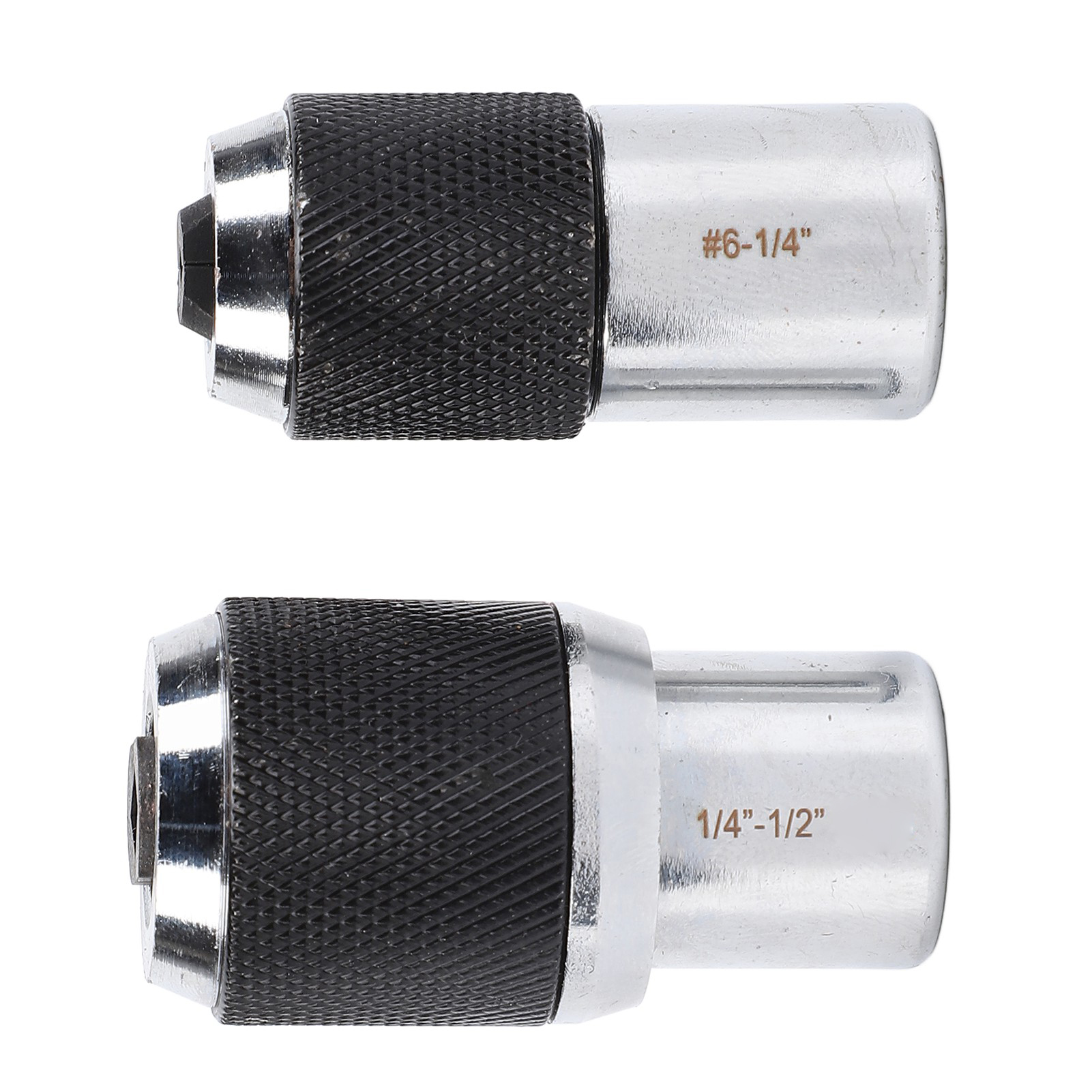 Satz Mit 2 Gewindebohrer-einsätzen, 3/8"-vierkantantrieb, Verstellbarer Adapter 6-1/4" Auf 1/4"-1/2" Für Reibahlen Und Schraubenausdreher