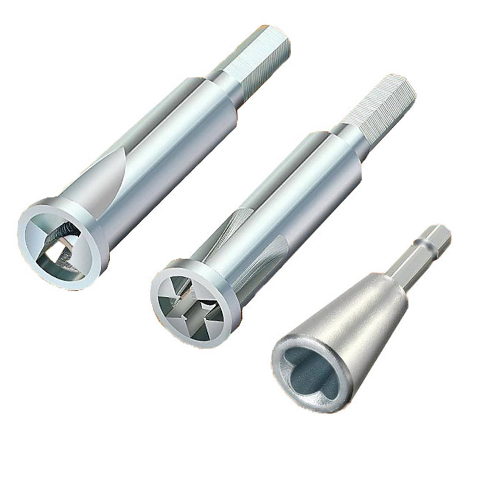 Set Aus 3 Kabelverdrillern Aus Kohlenstoffstahl, Schnellverdrillwerkzeug Für Flexible Und Starre Kabel