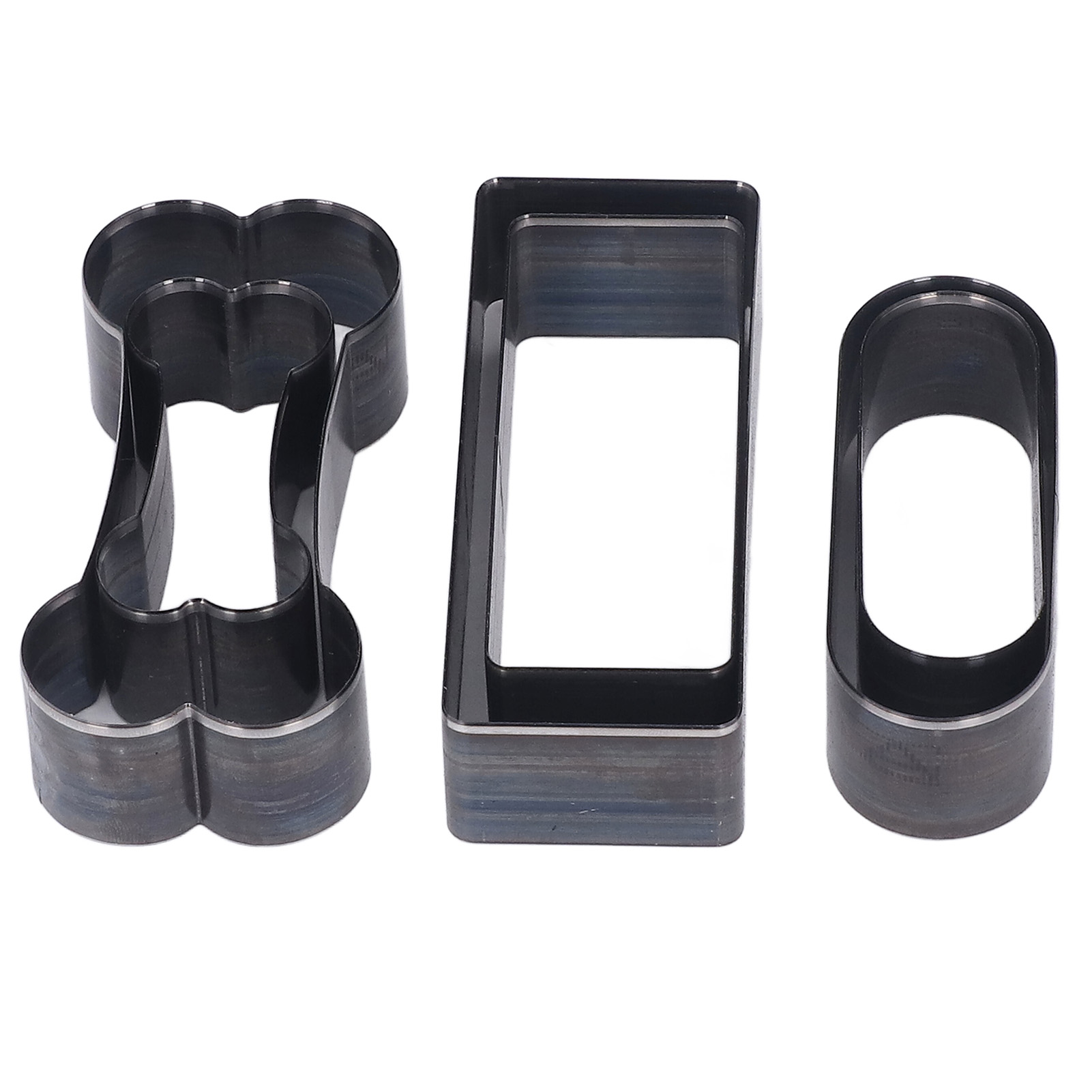 Set Mit 6 Stanzwerkzeugen Aus Legiertem Stahl Für Leder, Rechteckige, Ovale Und Knochenformen, Hohlstanzwerkzeug